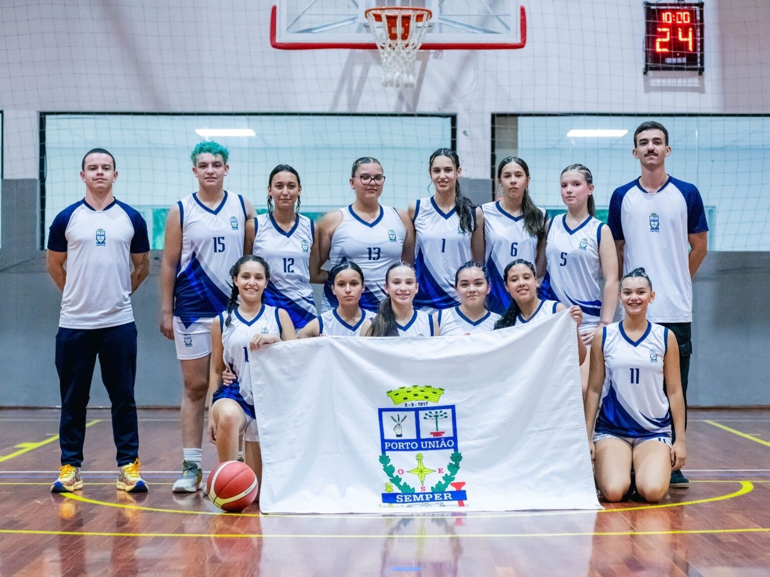 No detalhe: basquete de Porto União faz jogo intenso e perde por apenas dois pontos