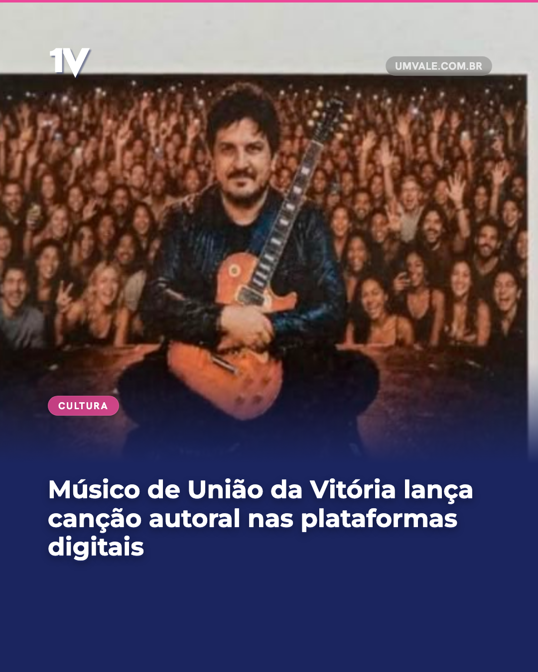 Músico de União da Vitória lança canção autoral nas plataformas digitais