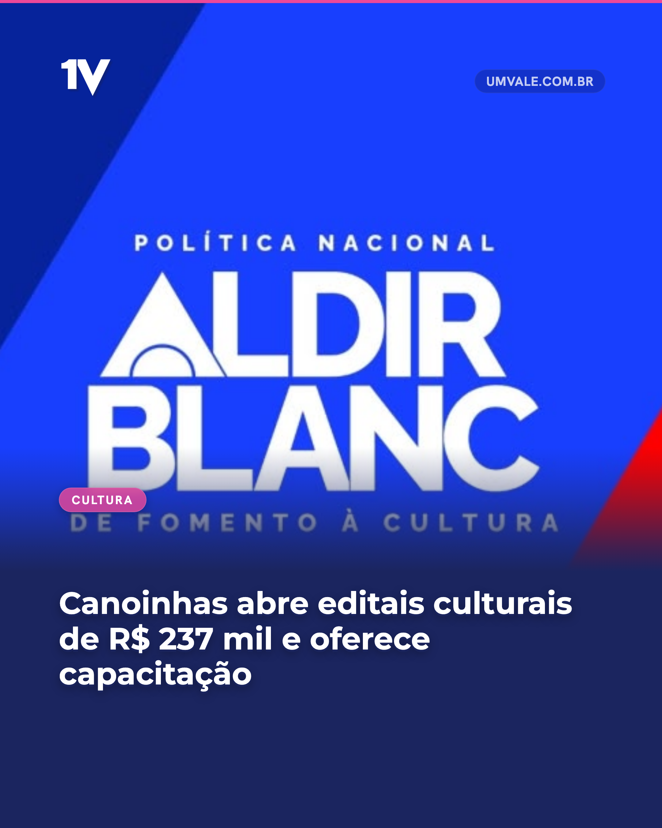 Canoinhas abre editais culturais de R$ 237 mil e oferece capacitação