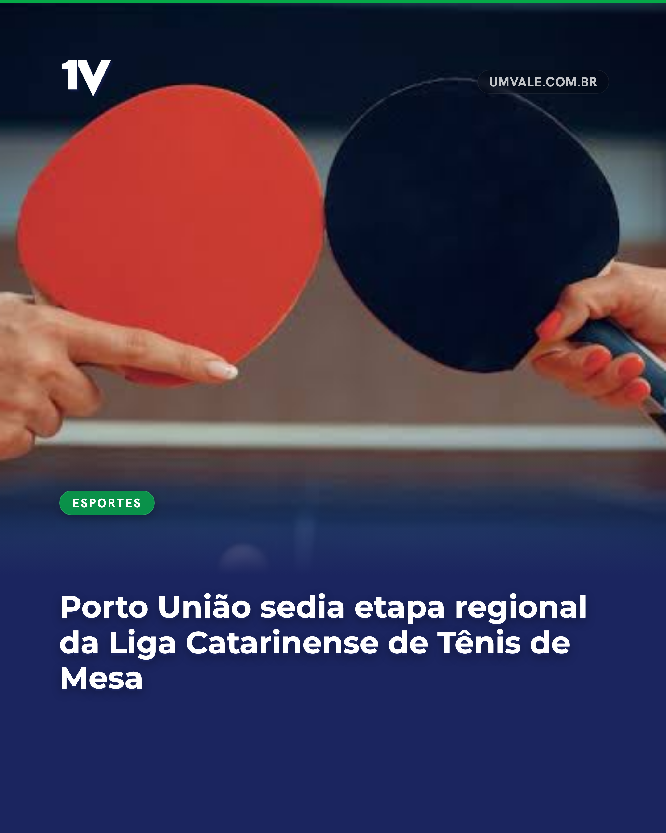 Porto União sedia etapa regional da Liga Catarinense de Tênis de Mesa