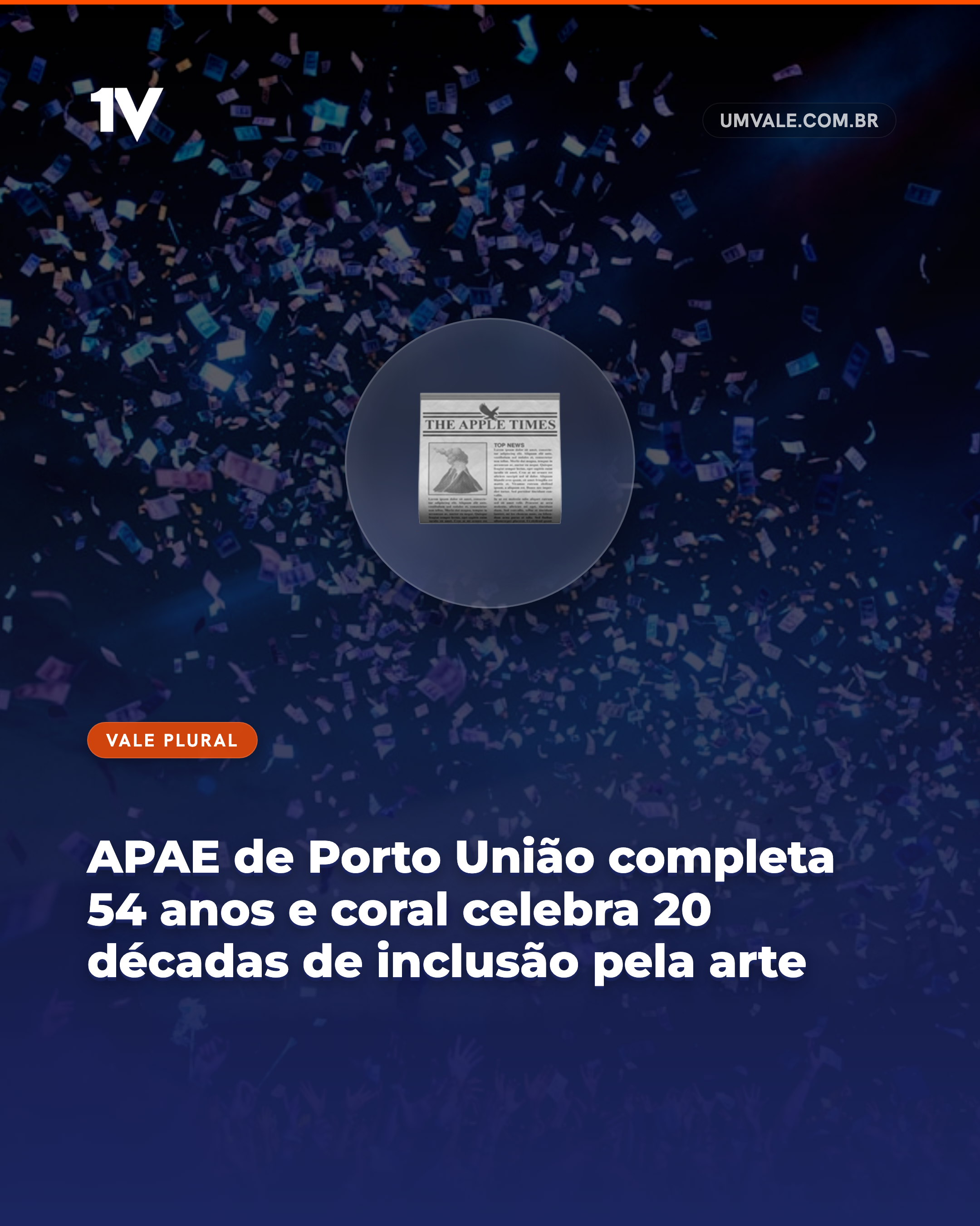 APAE de Porto União completa 54 anos e coral celebra 2 décadas de inclusão pela arte
