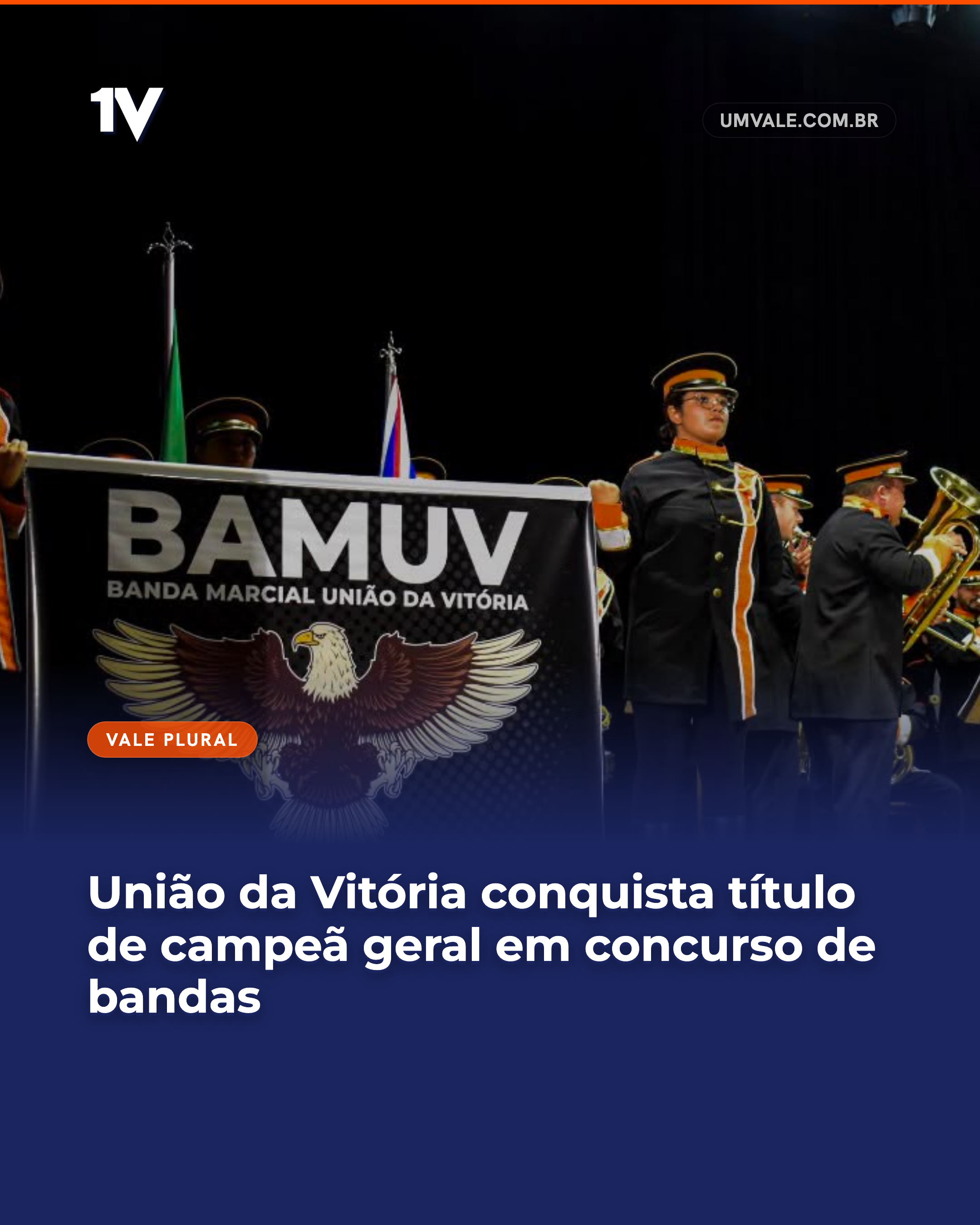 União da Vitória conquista título de campeã geral em concurso de bandas