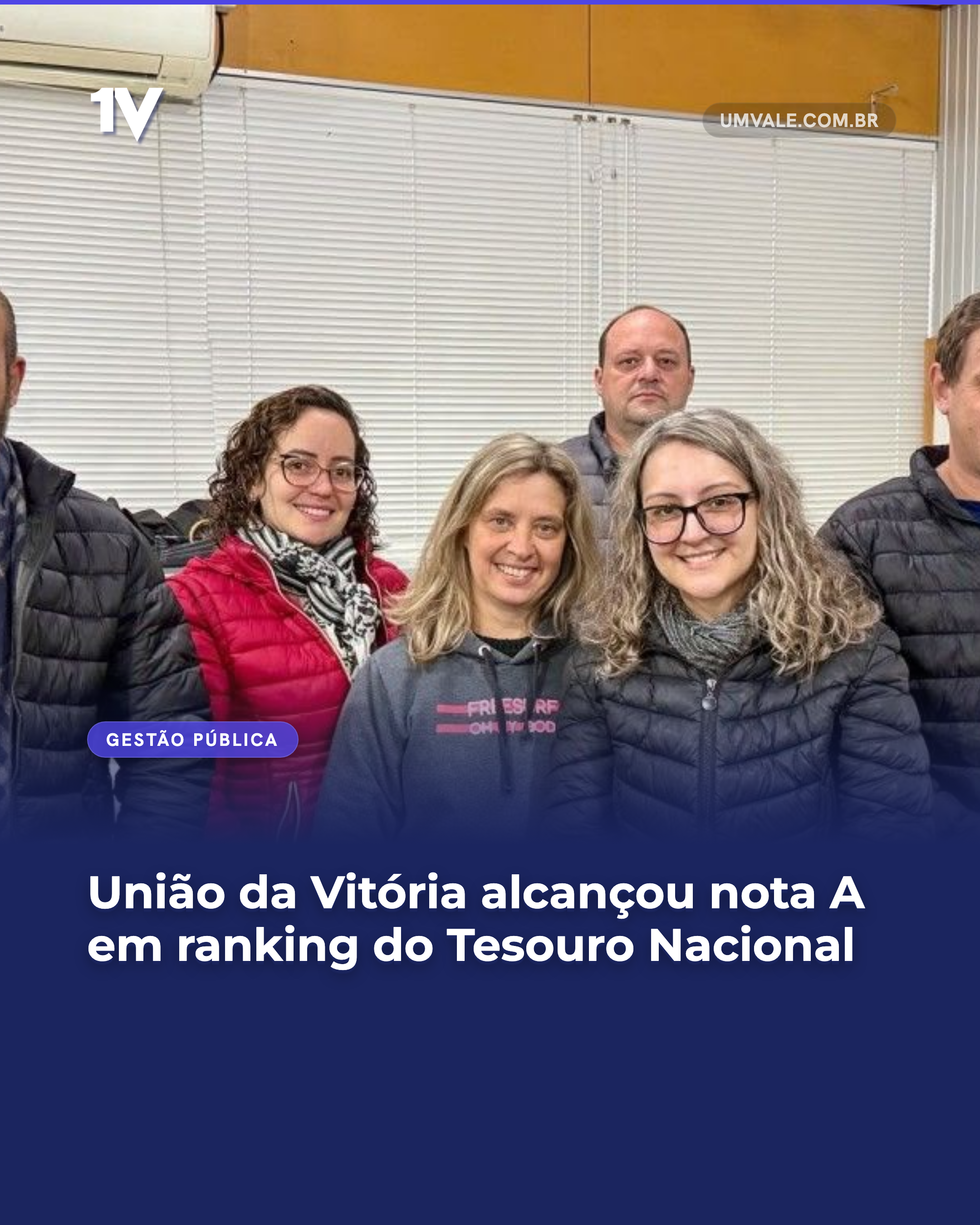União da Vitória alcançou nota A em ranking do Tesouro Nacional