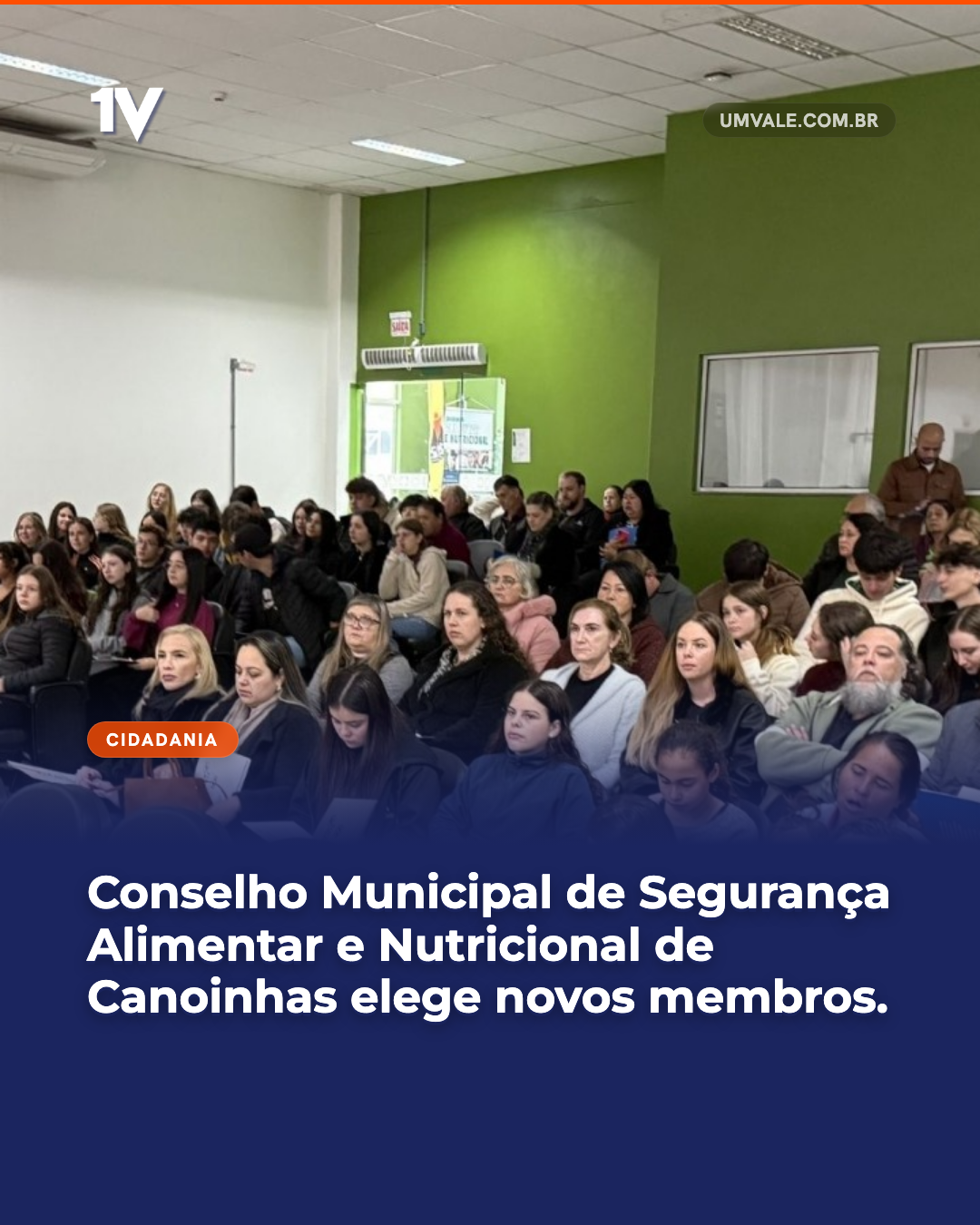 Conselho Municipal de Segurança Alimentar e Nutricional de Canoinhas elege novos membros.