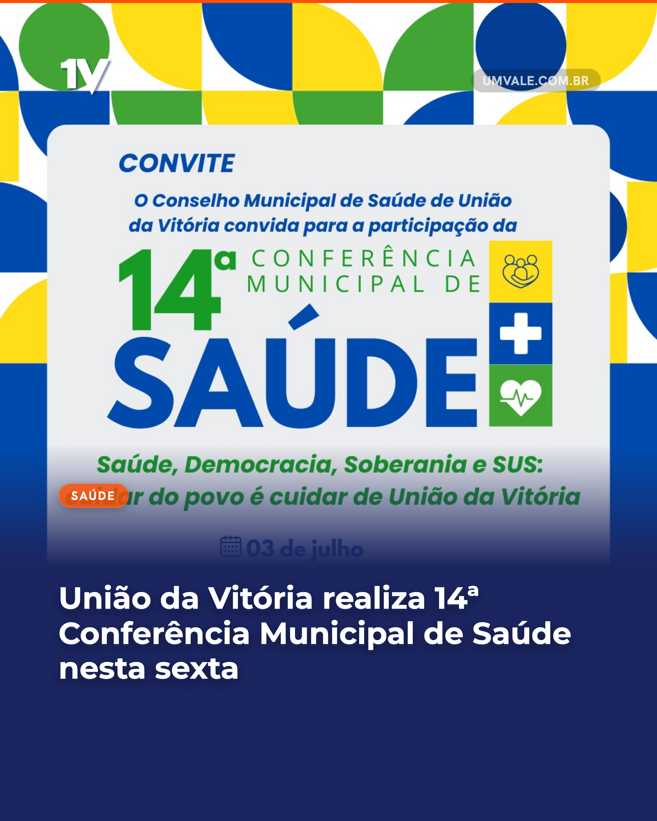 União da Vitória realiza 14ª Conferência Municipal de Saúde nesta sexta