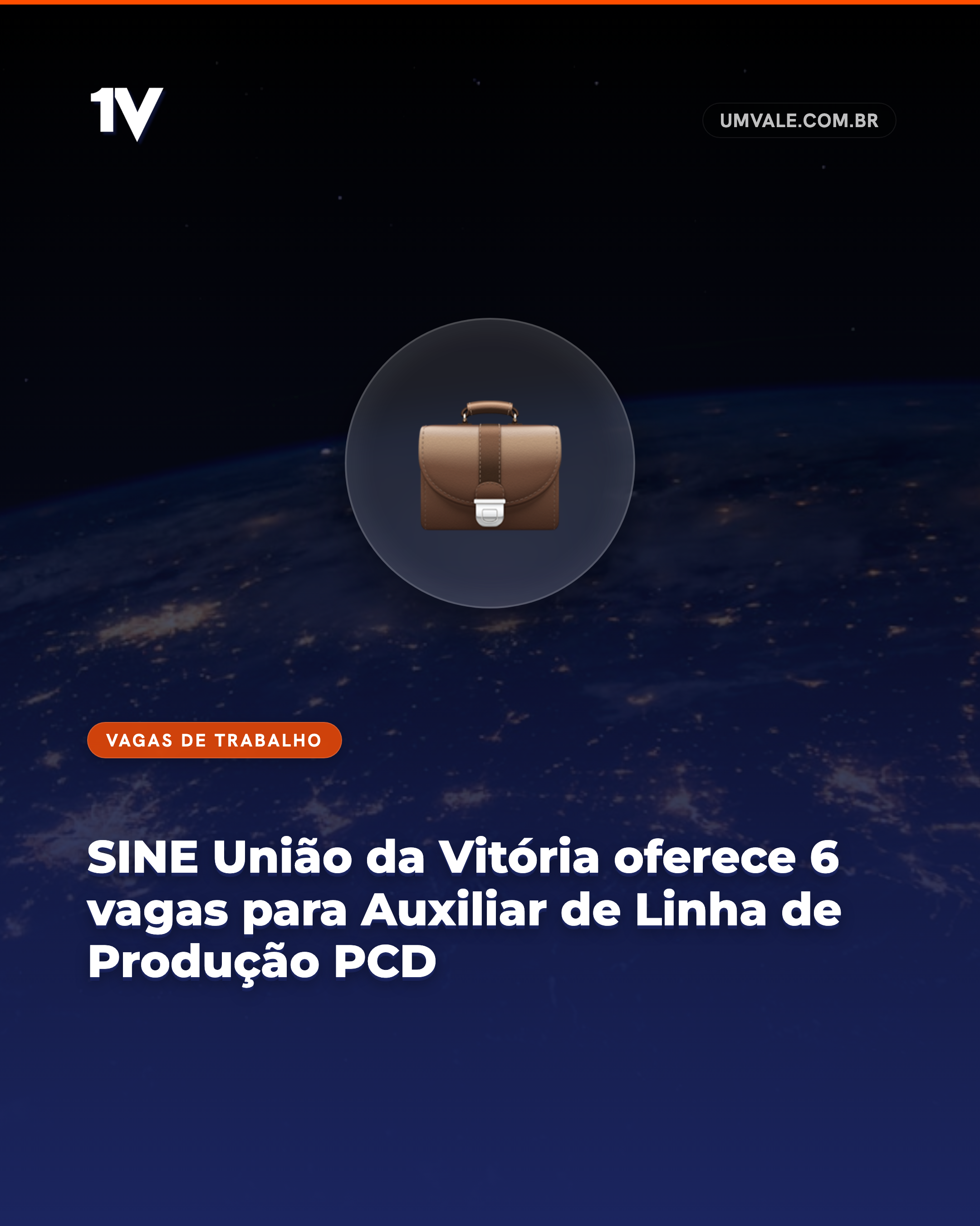 SINE União da Vitória oferece 6 vagas para Auxiliar de Linha de Produção PCD