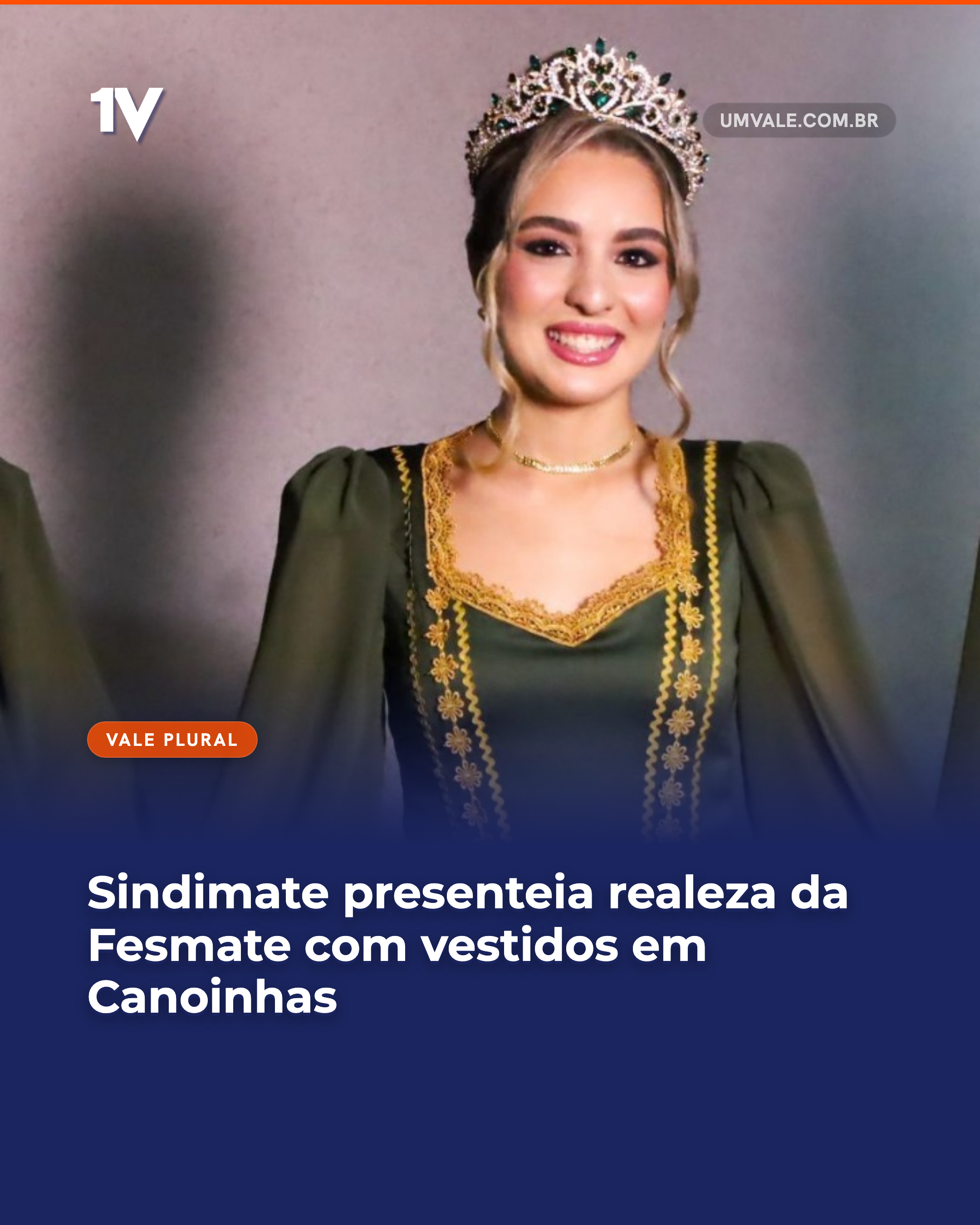 Sindimate presenteia realeza da Fesmate com vestidos em Canoinhas