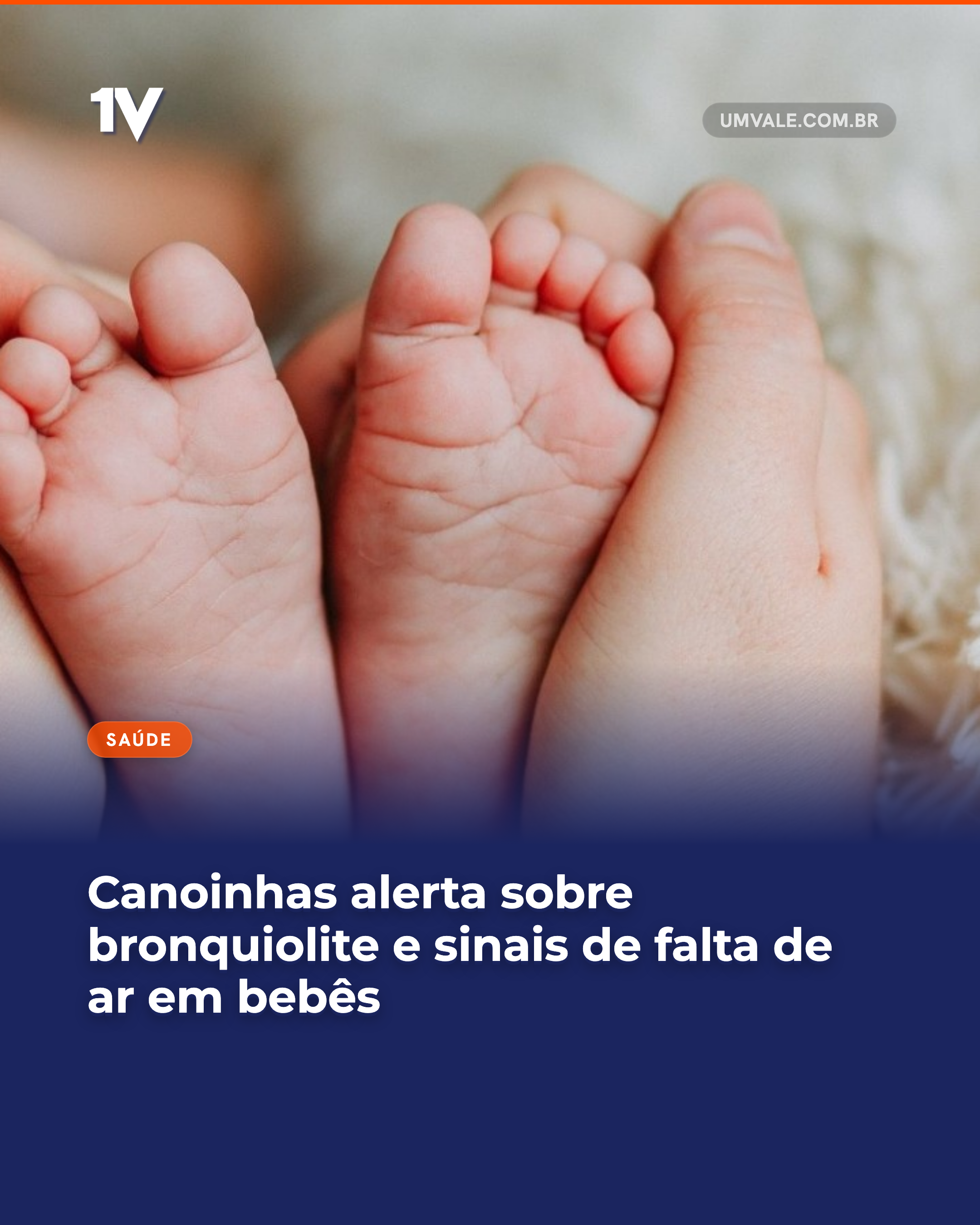 Canoinhas alerta sobre bronquiolite e sinais de falta de ar em bebês