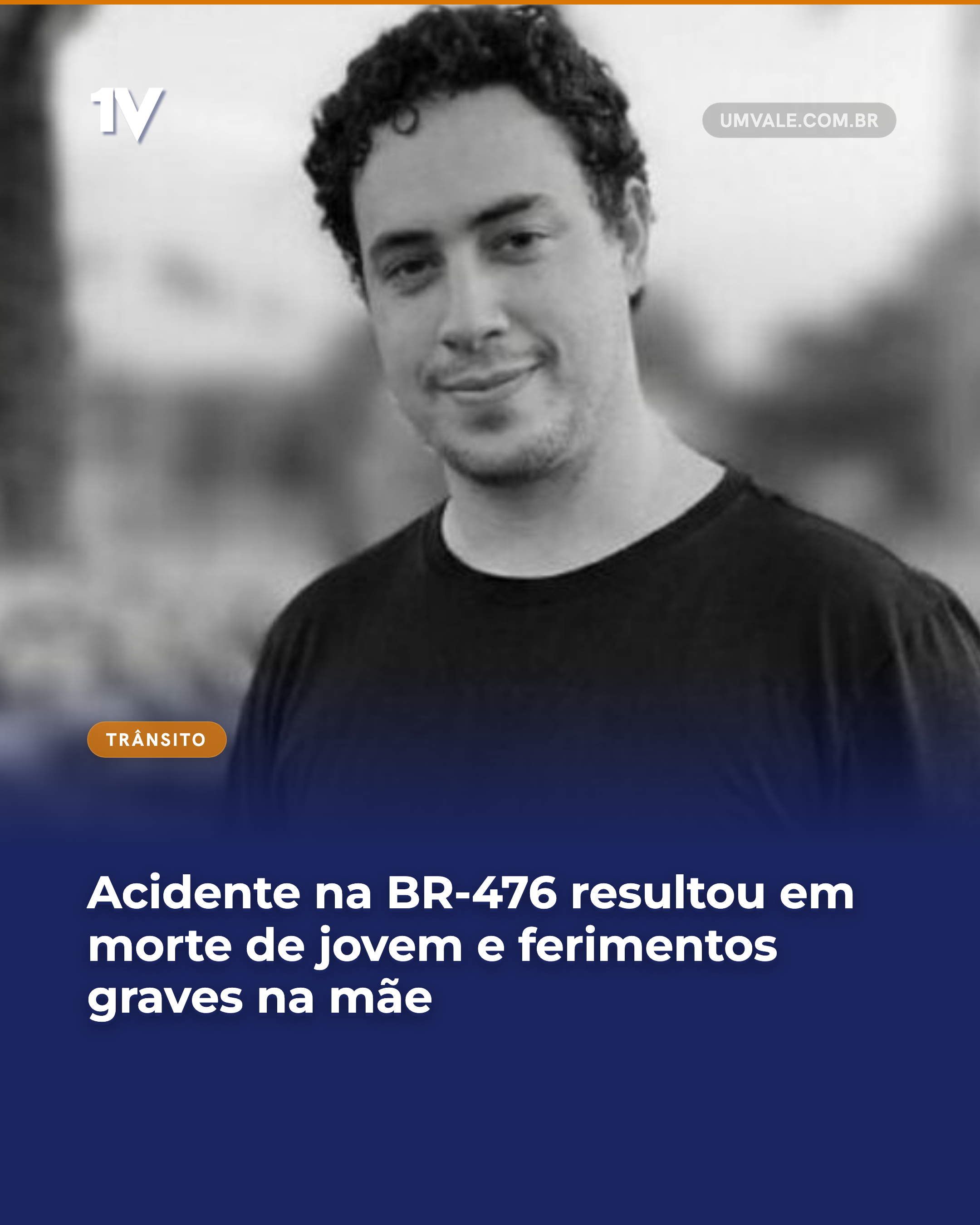 Acidente na BR-476 resultou em morte de jovem e ferimentos graves na mãe