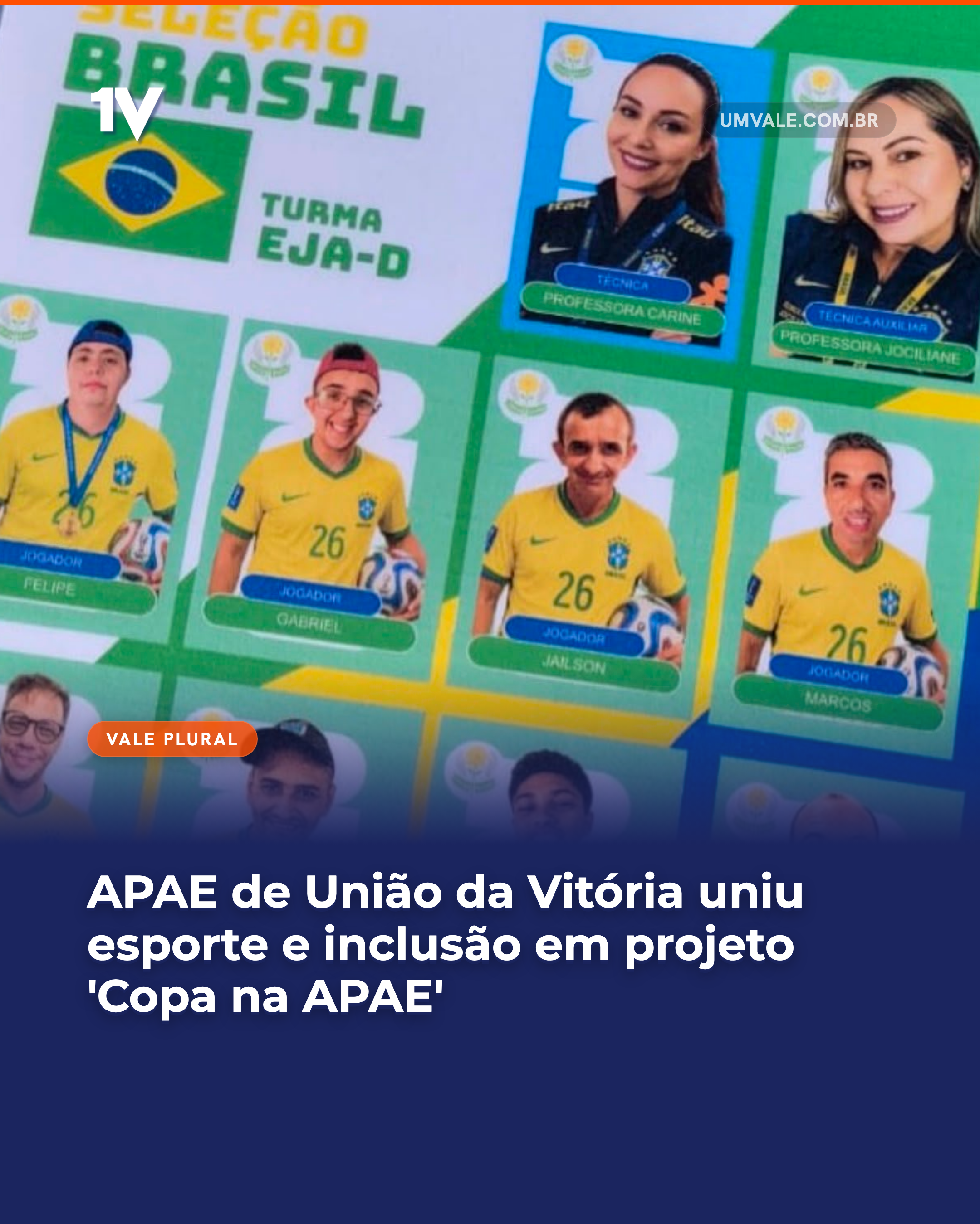 APAE de União da Vitória uniu esporte e inclusão em projeto ‘Copa na APAE’