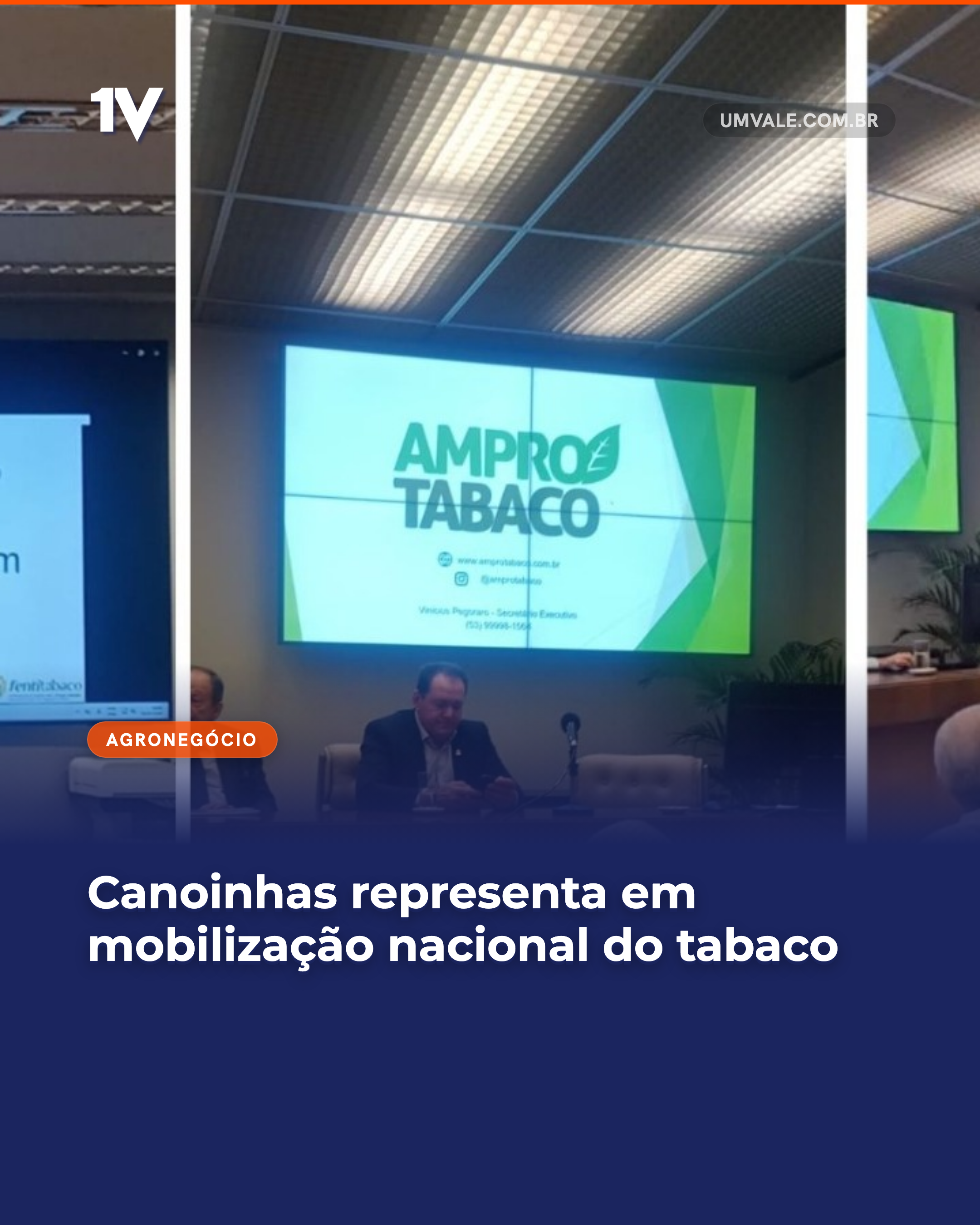 Canoinhas representa em mobilização nacional do tabaco