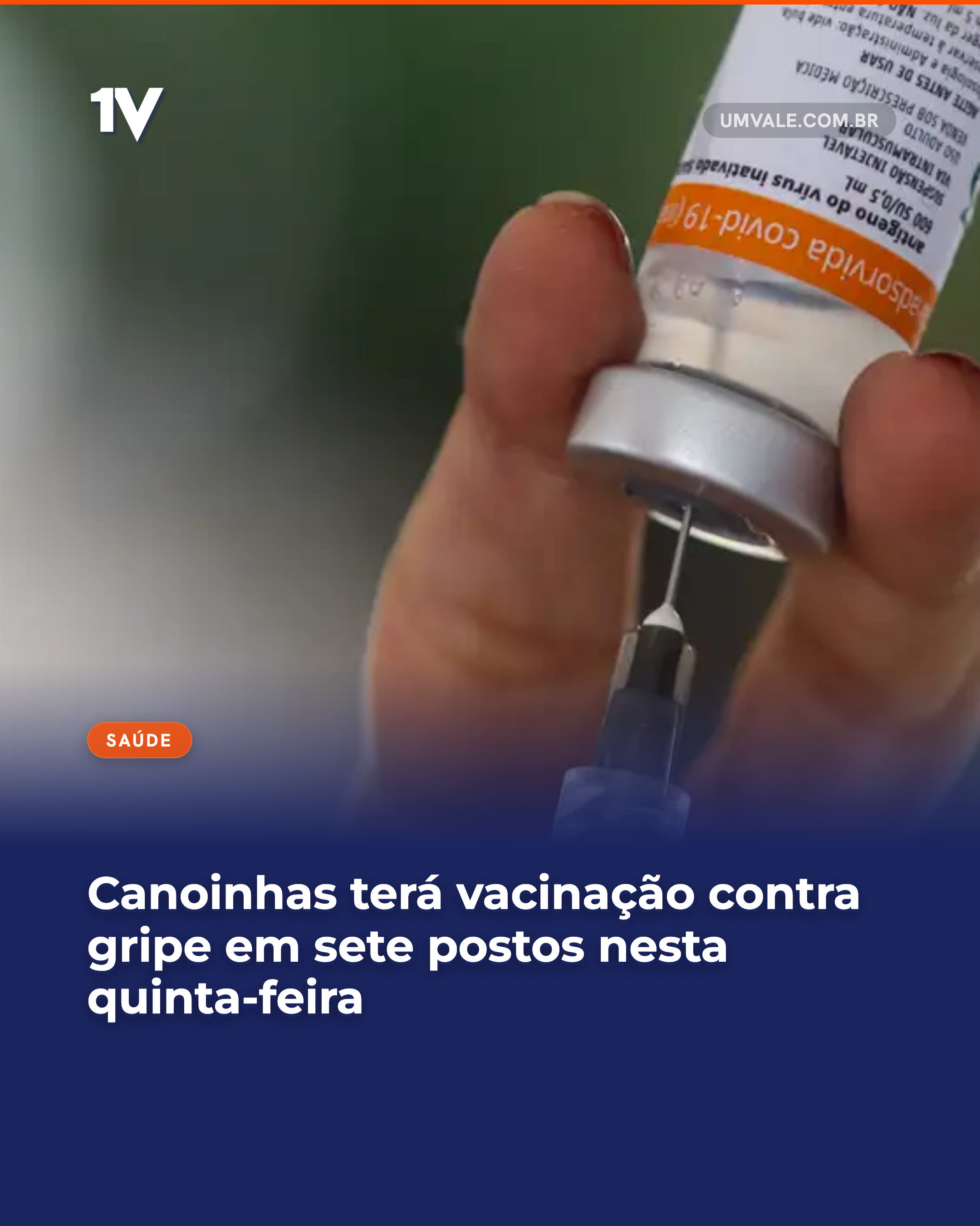Canoinhas terá vacinação contra gripe em sete postos nesta quinta-feira