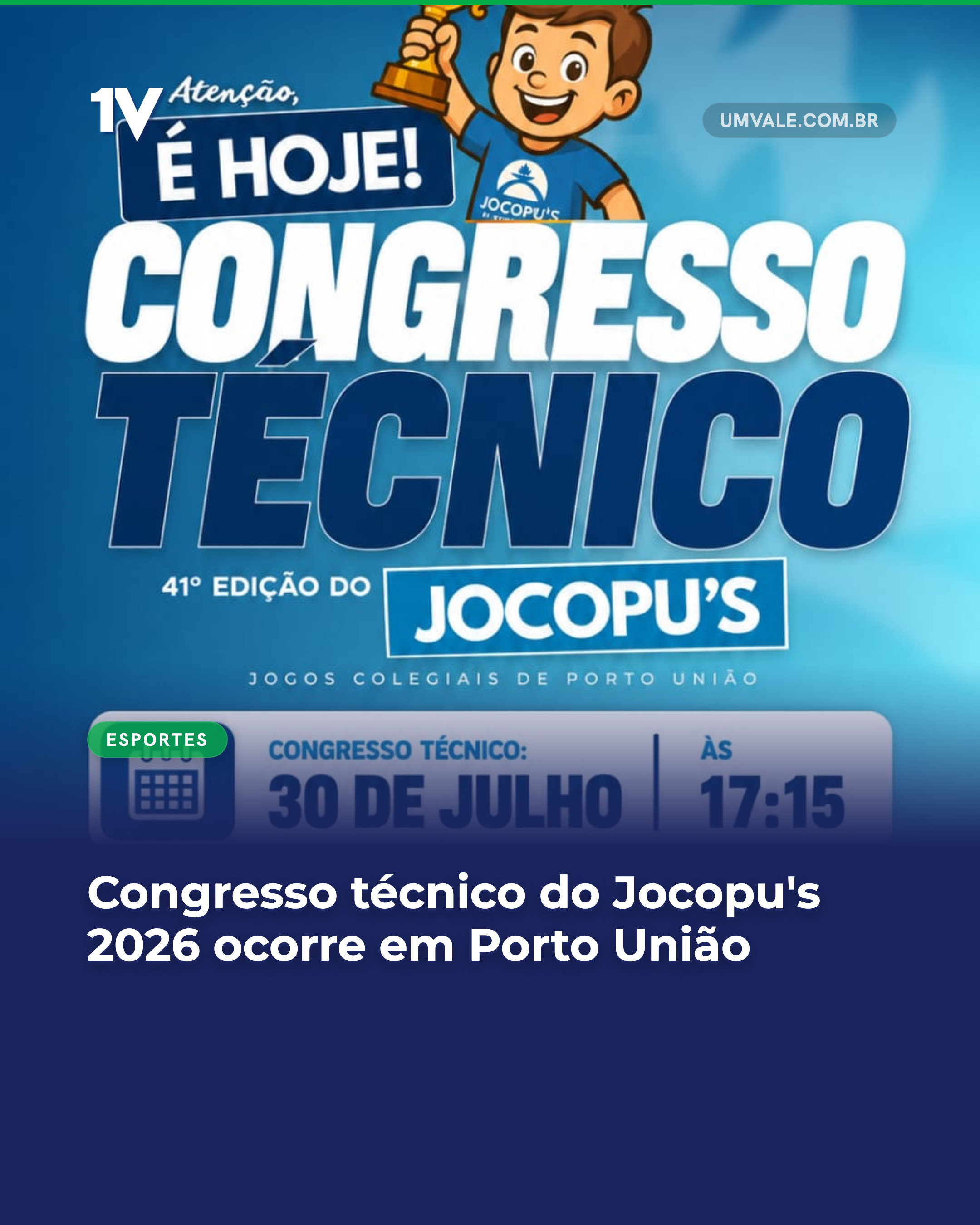 Congresso técnico do Jocopu’s 2026 ocorre em Porto União