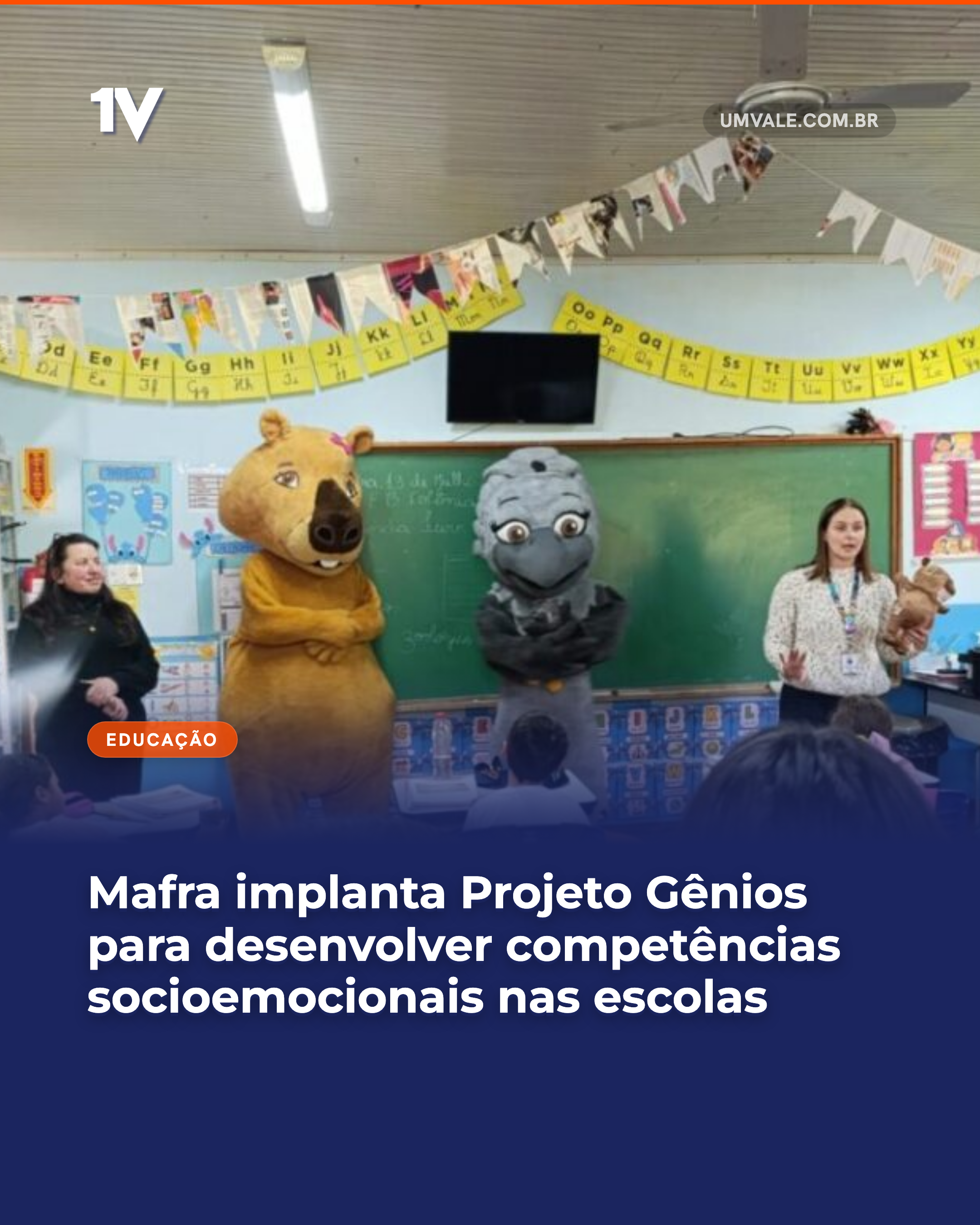 Mafra implanta Projeto Gênios para desenvolver competências socioemocionais nas escolas