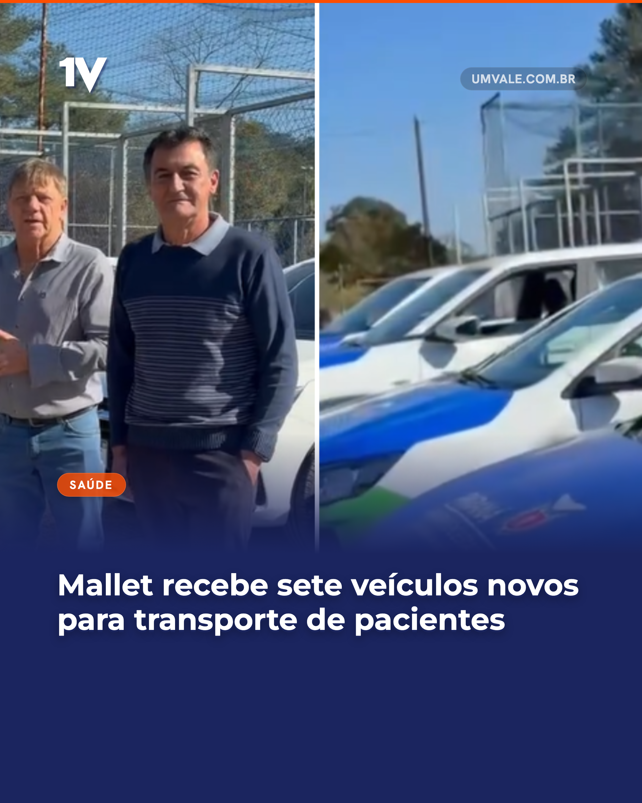 Mallet recebe sete veículos novos para transporte de pacientes