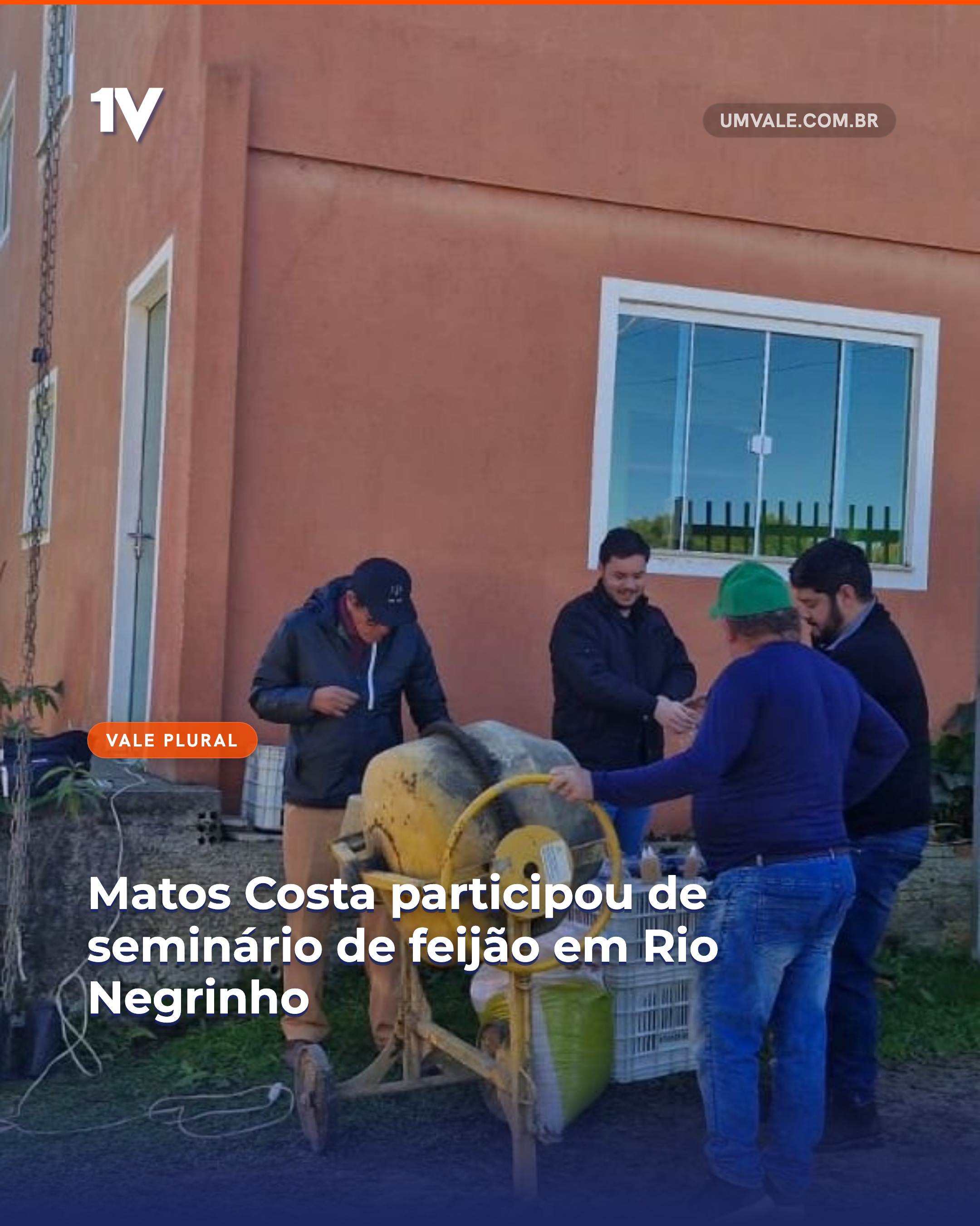 Matos Costa participou de seminário de feijão em Rio Negrinho