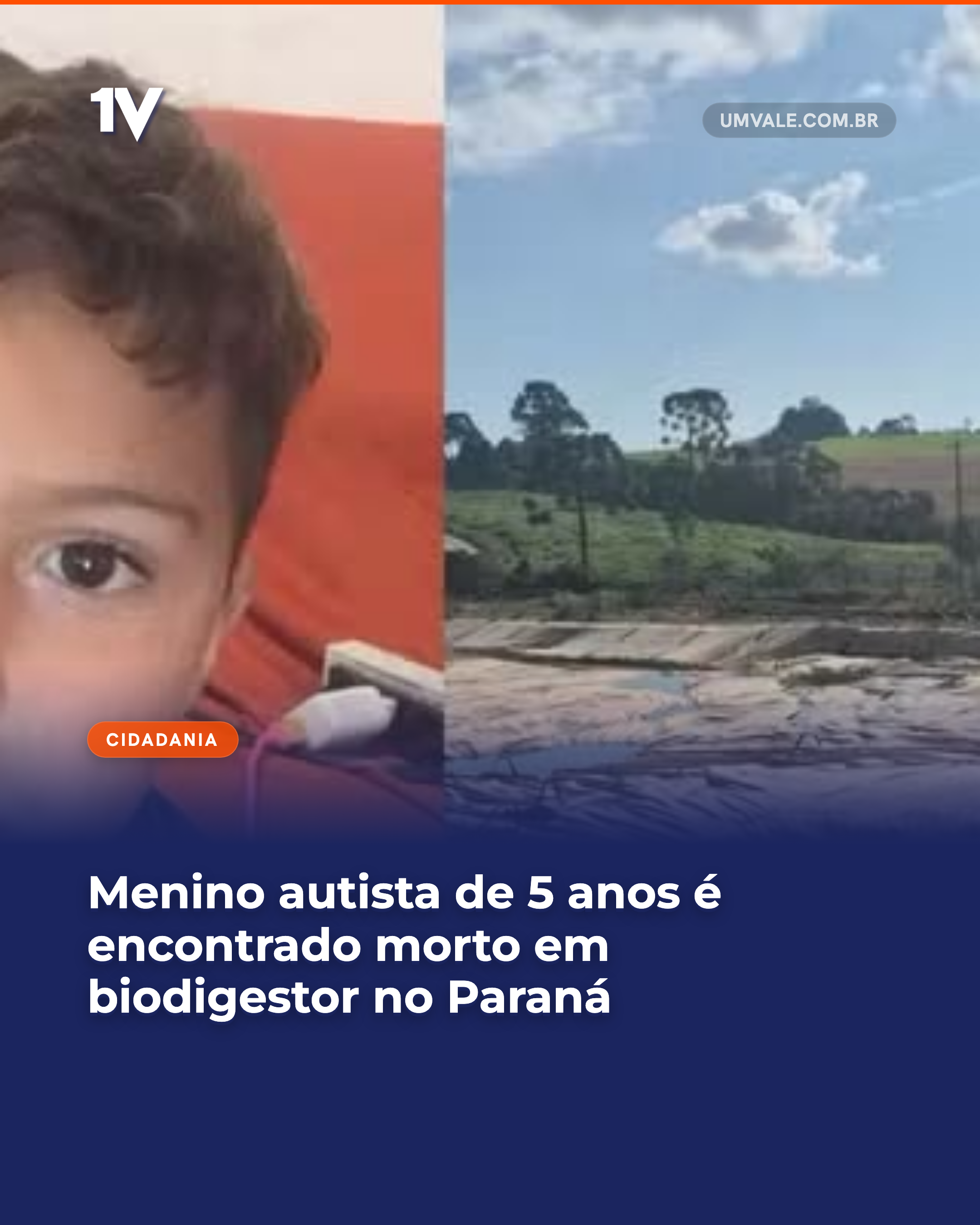 Menino autista de 5 anos é encontrado morto em biodigestor no Paraná