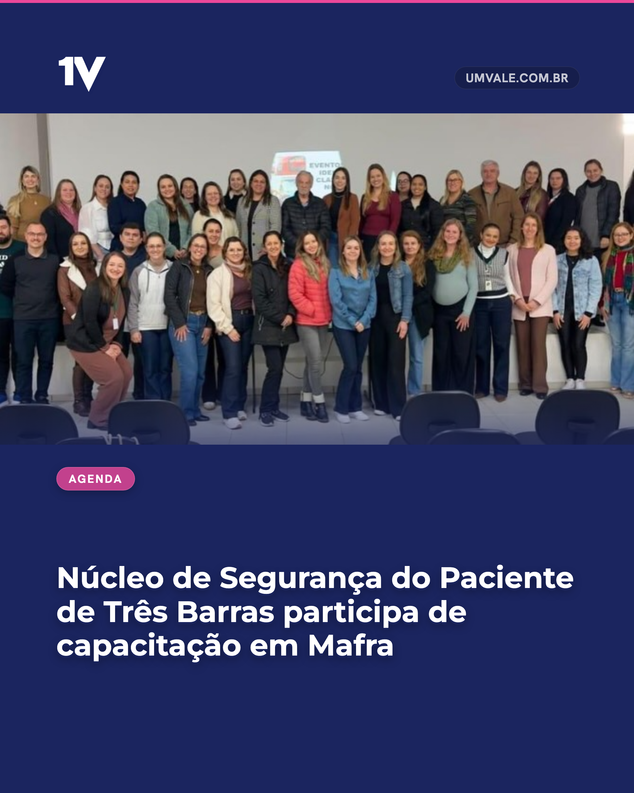 Núcleo de Segurança do Paciente de Três Barras participa de capacitação em Mafra