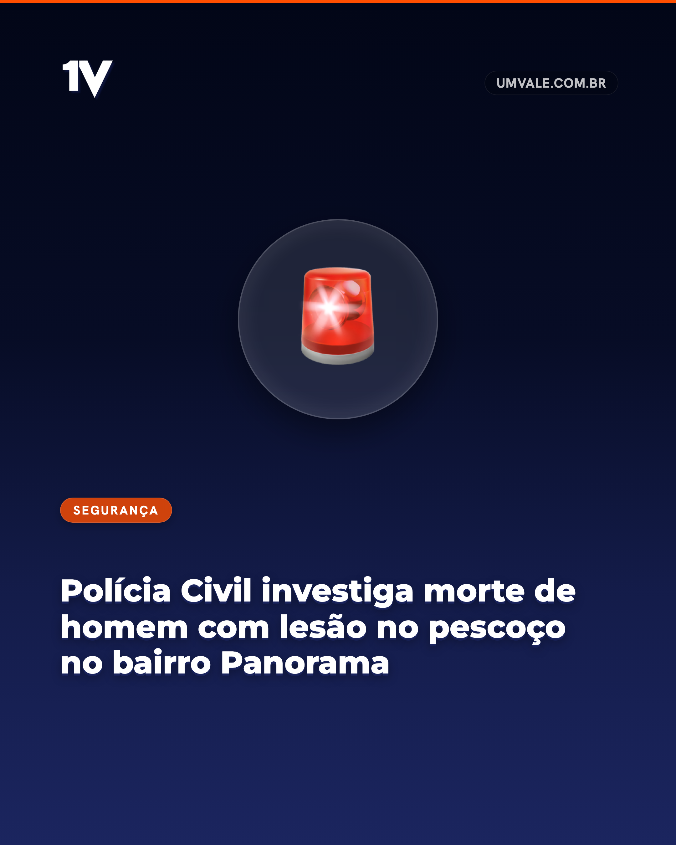 Polícia Civil investiga morte de homem com lesão no pescoço no bairro Panorama