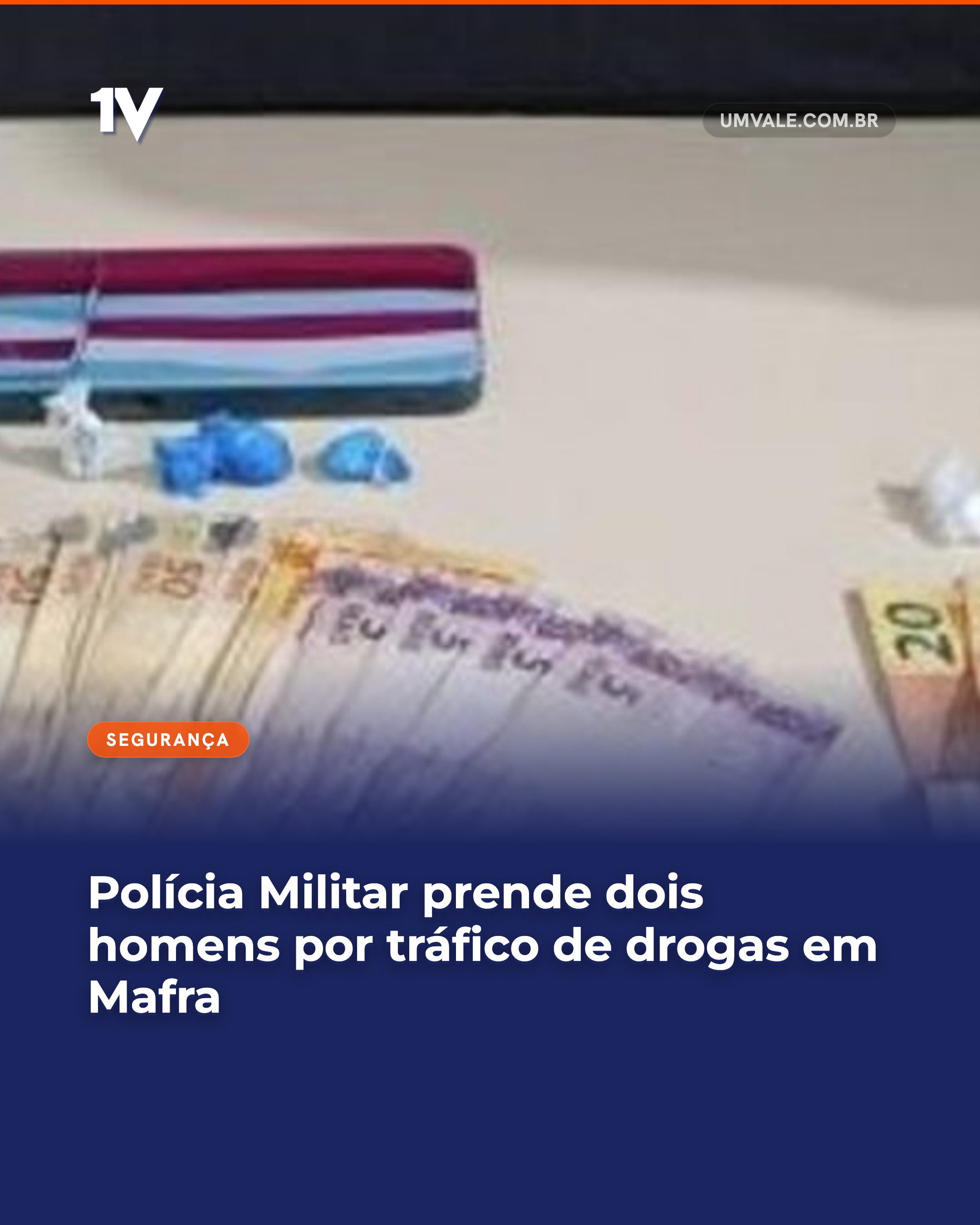 Polícia Militar prende dois homens por tráfico de drogas em Mafra