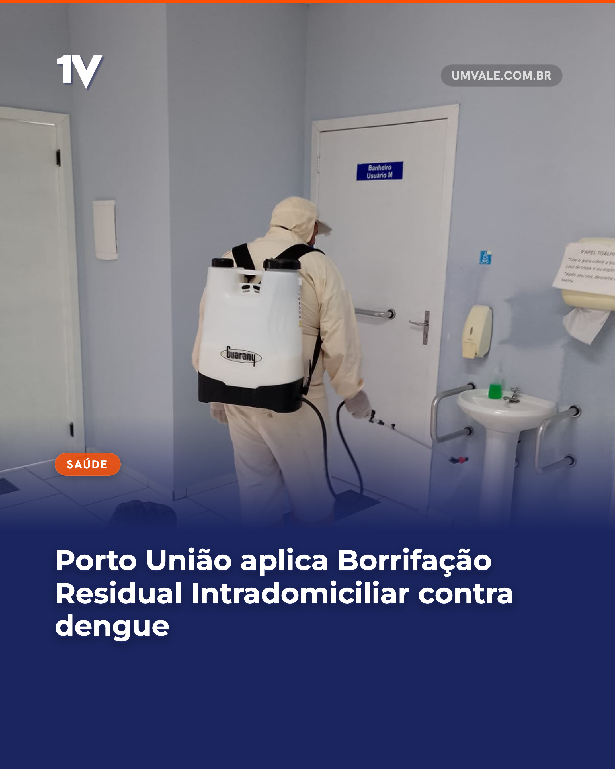 Porto União aplica Borrifação Residual Intradomiciliar contra dengue