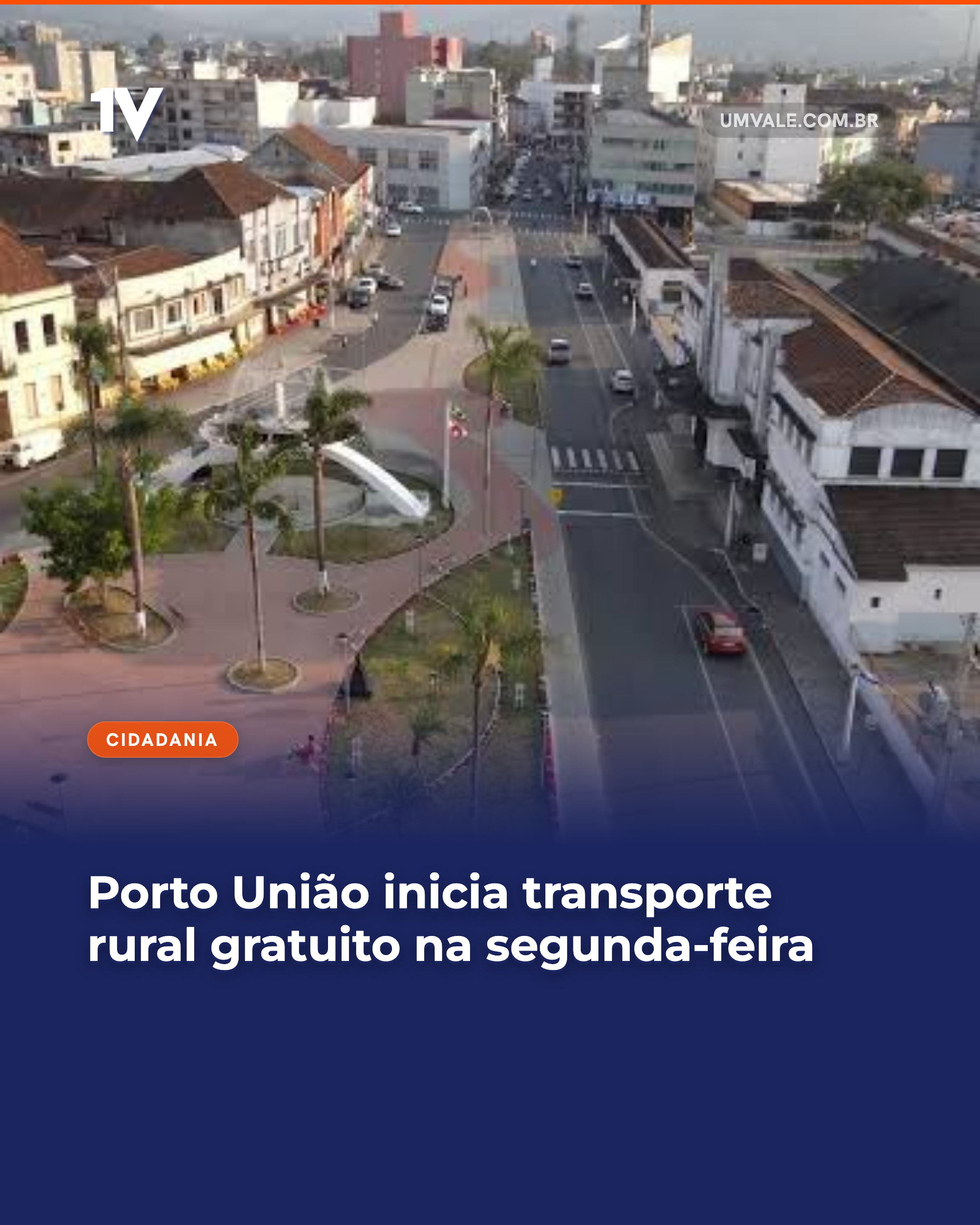 Porto União inicia transporte rural gratuito em 3 de agosto