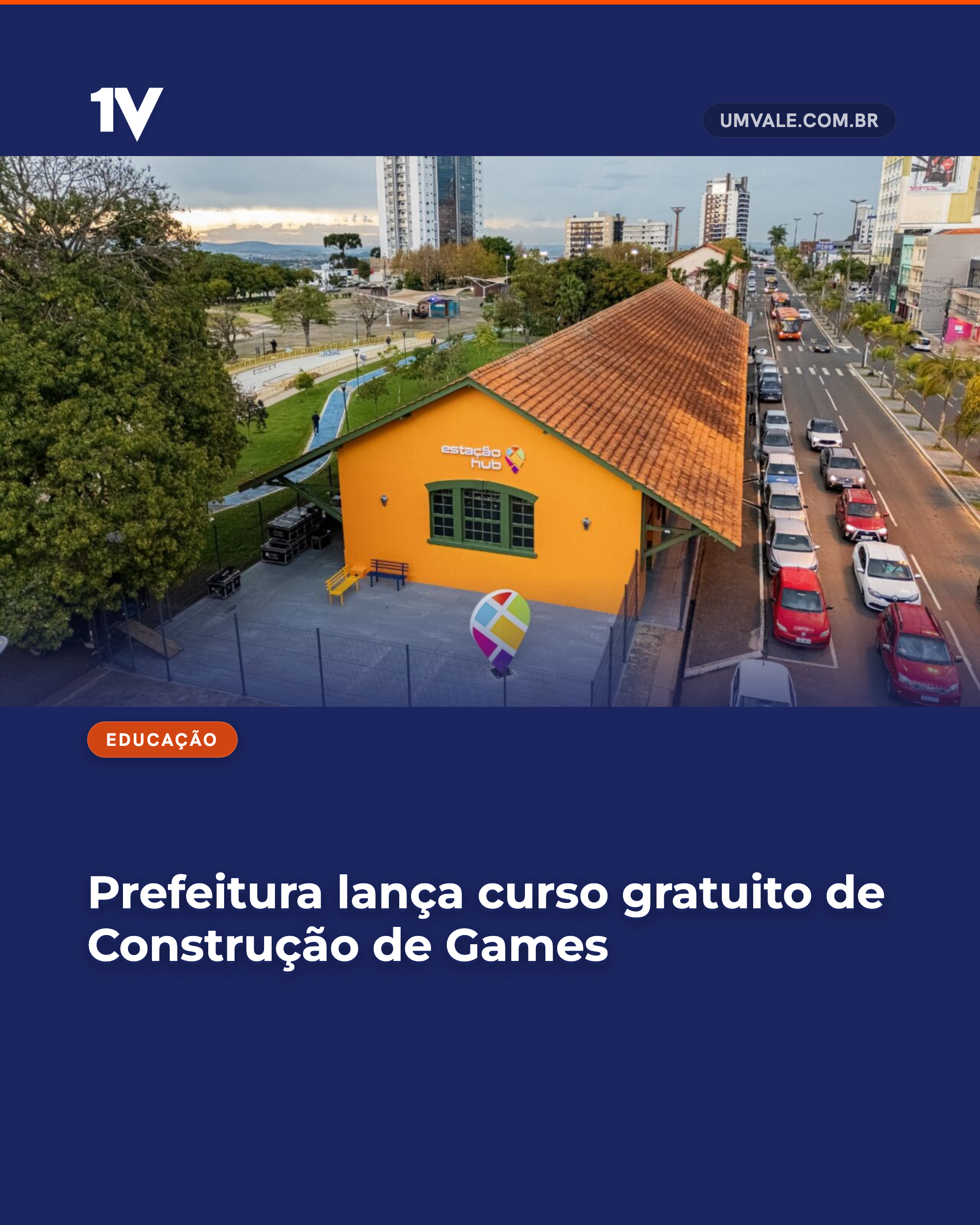 Prefeitura lança curso gratuito de Construção de Games