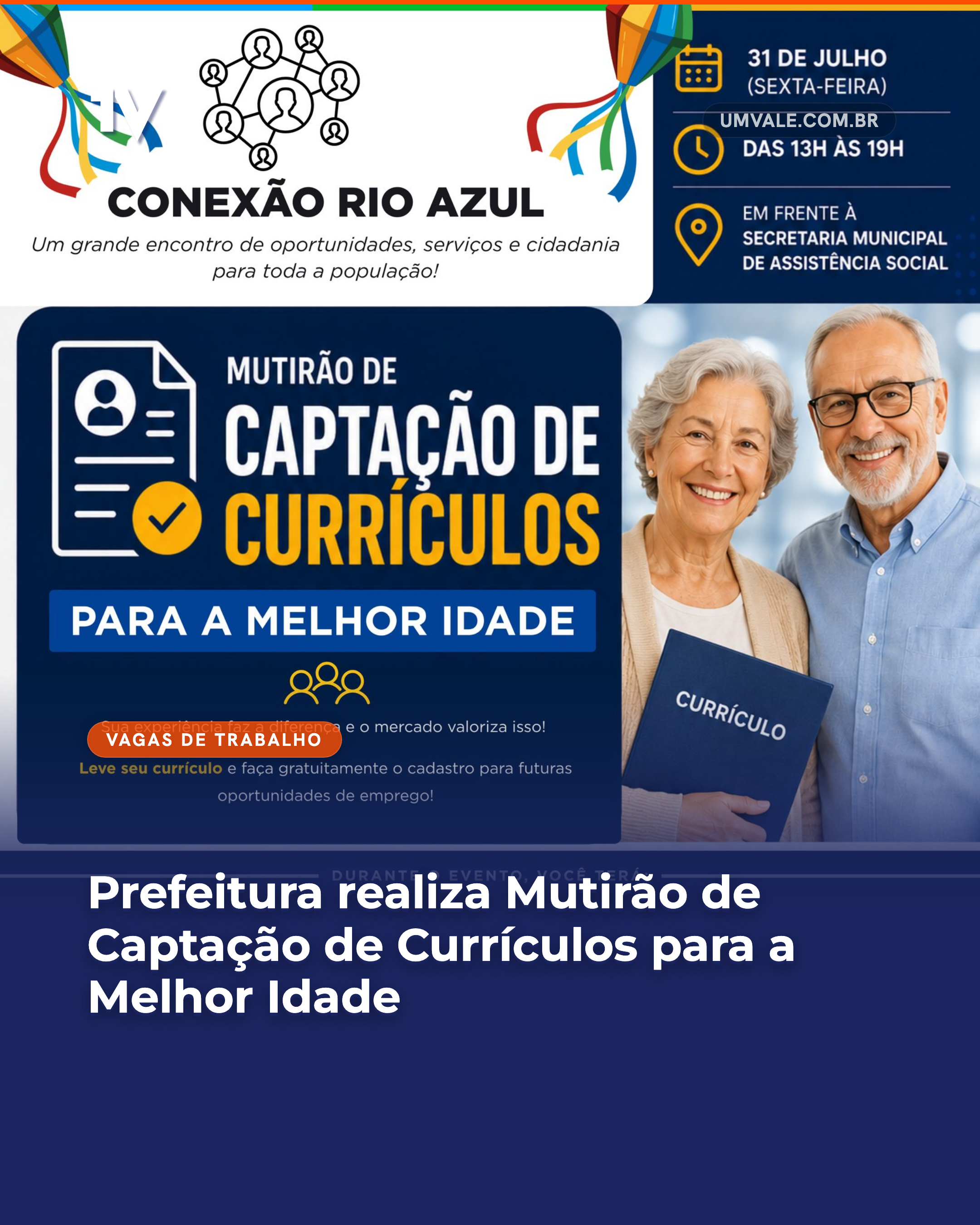 Prefeitura realiza Mutirão de Captação de Currículos para a Melhor Idade