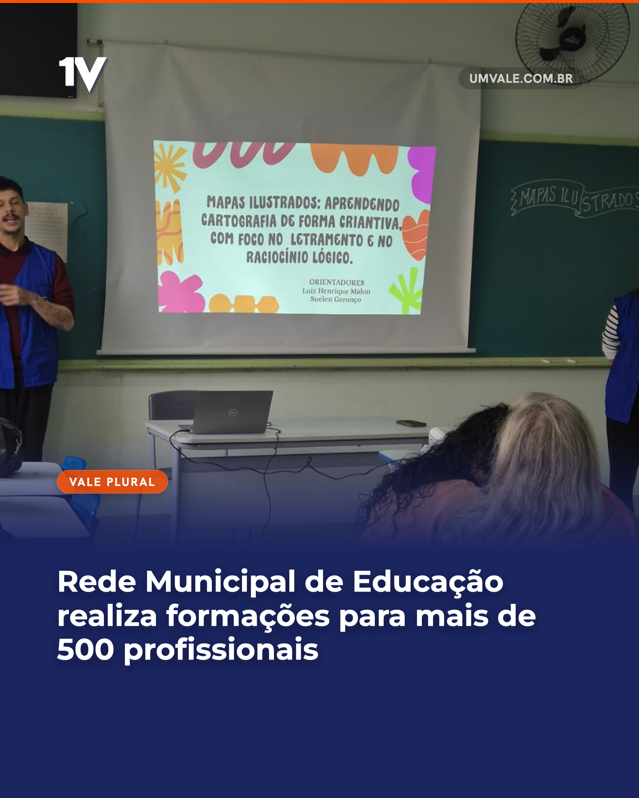 Rede Municipal de Educação realiza formações para mais de 500 profissionais