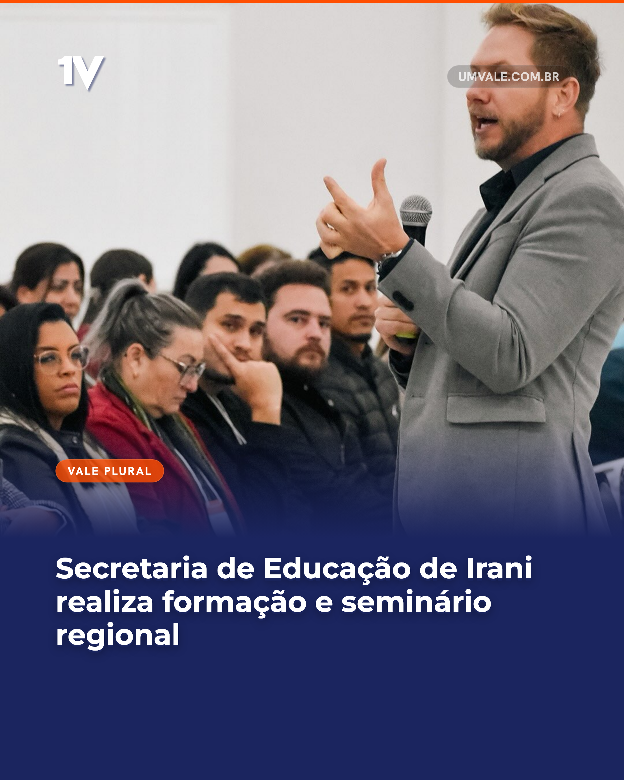 Secretaria de Educação de Irani realiza formação e seminário regional