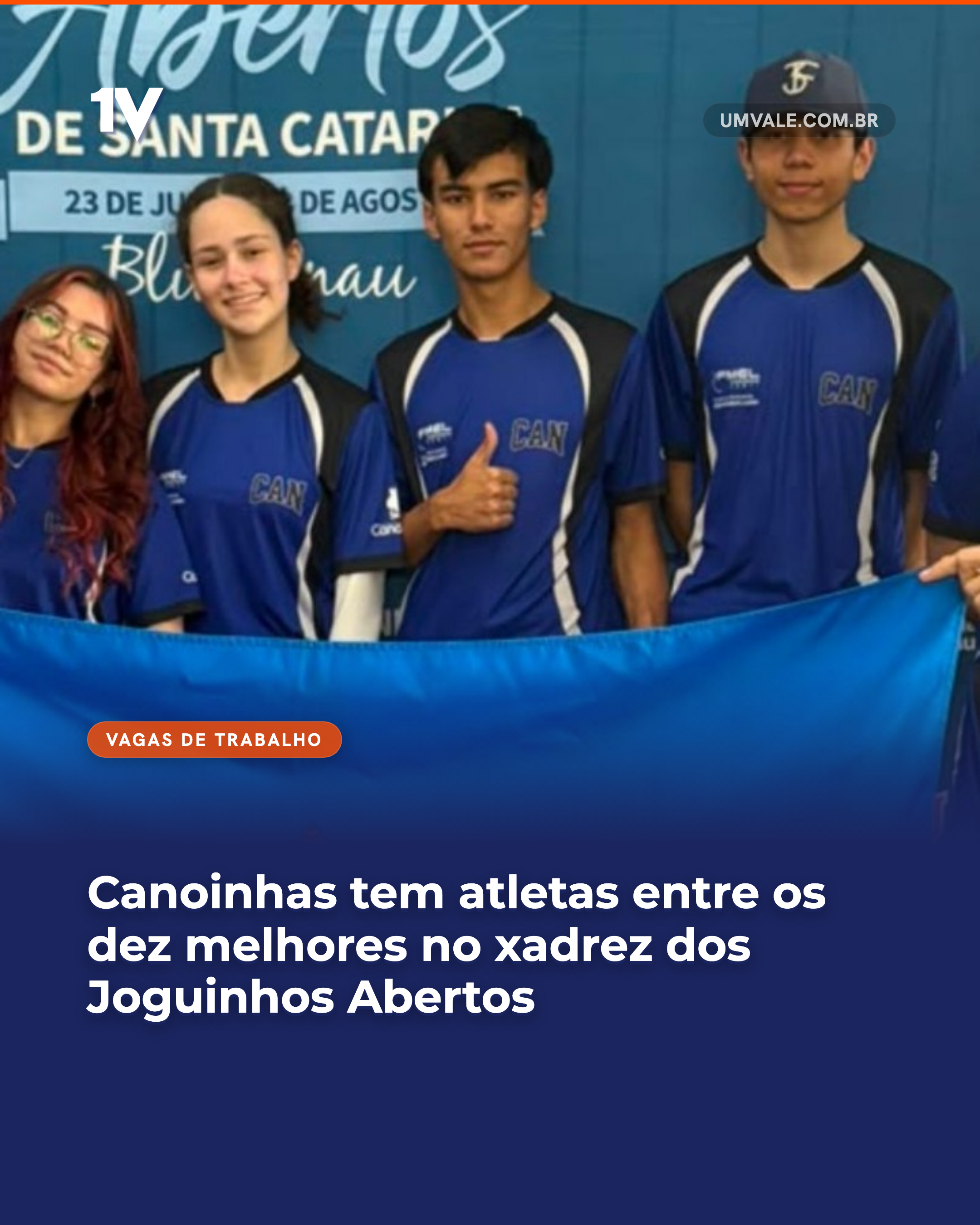 Canoinhas tem atletas entre os dez melhores no xadrez dos Joguinhos Abertos