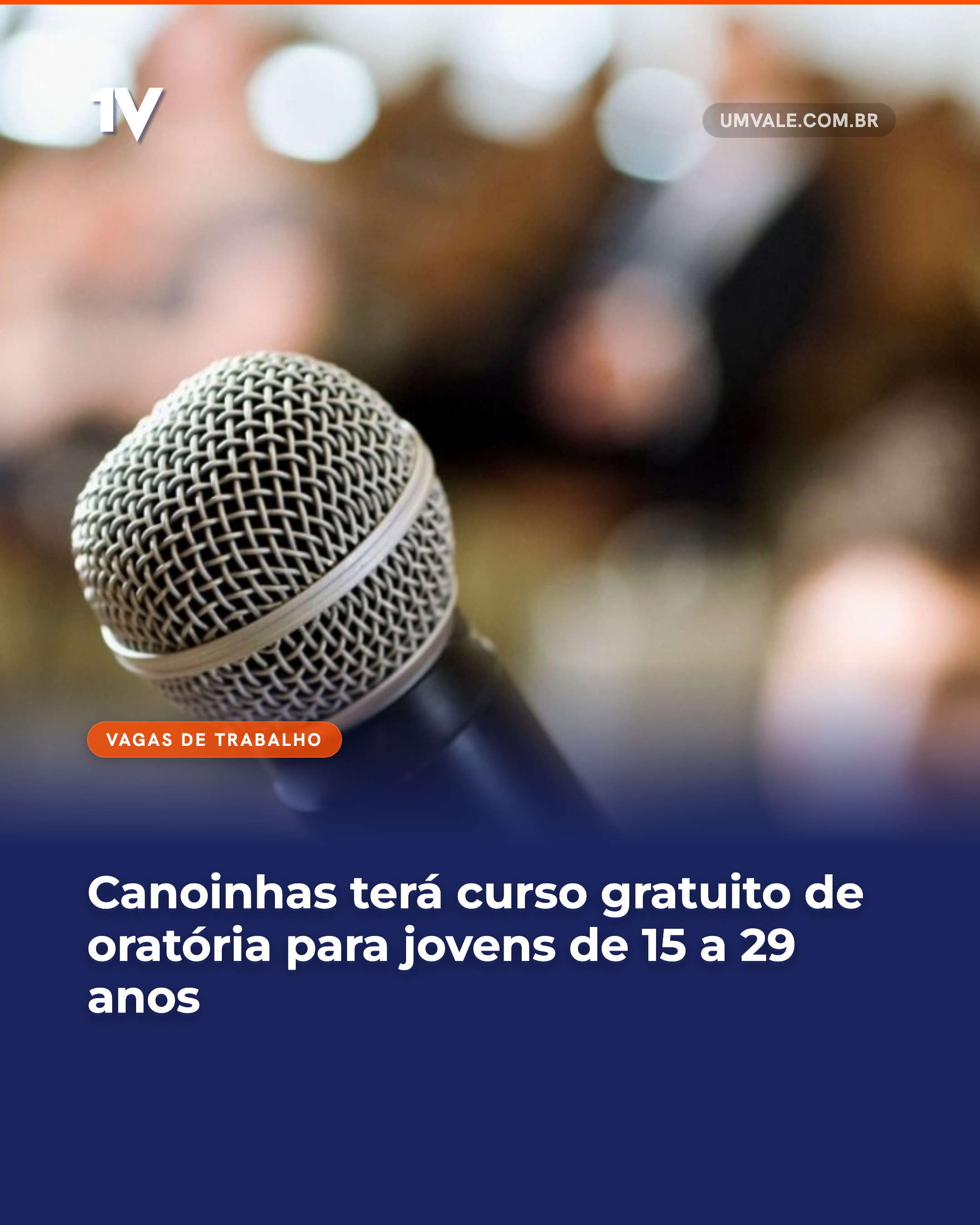 Canoinhas terá curso gratuito de oratória para jovens de 15 a 29 anos