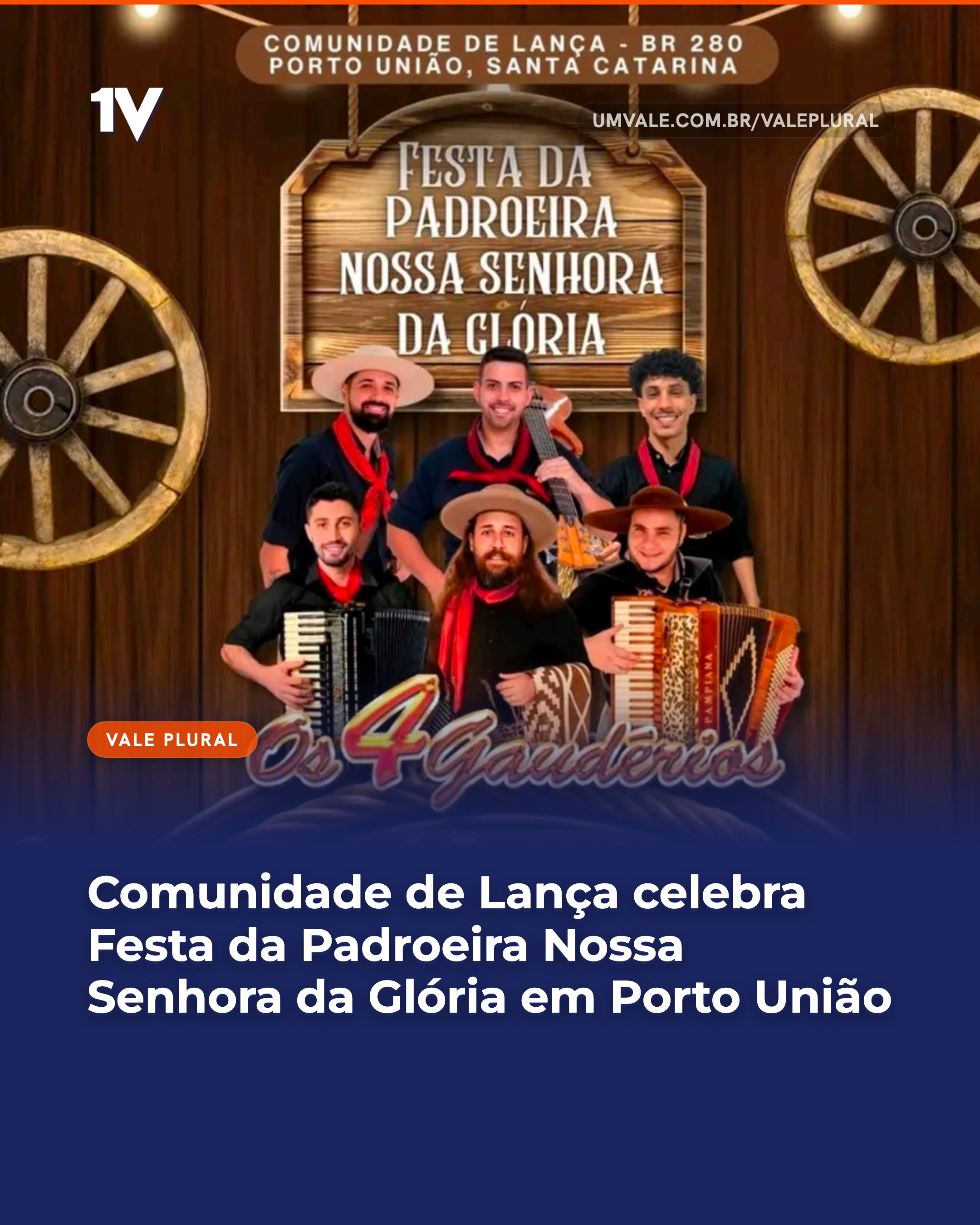 Comunidade de Lança celebra Festa da Padroeira Nossa Senhora da Glória em Porto União