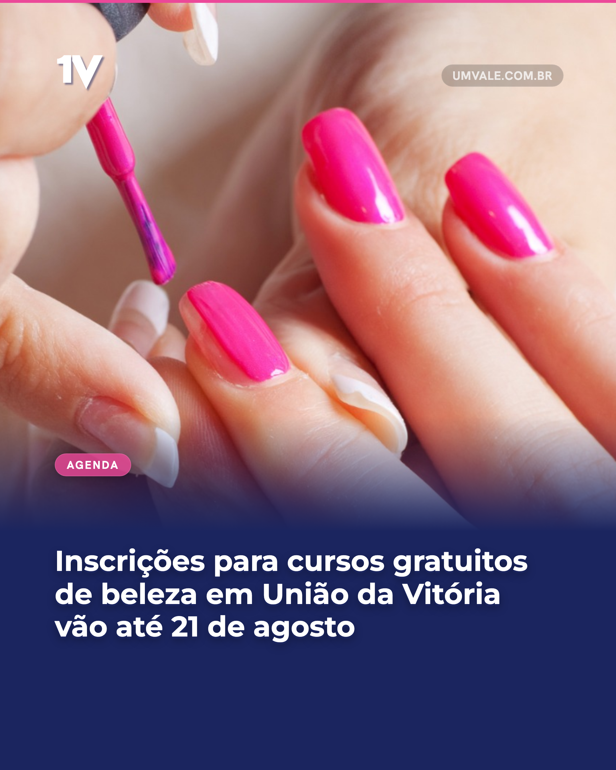 Inscrições para cursos gratuitos de beleza em União da Vitória vão até 21 de agosto
