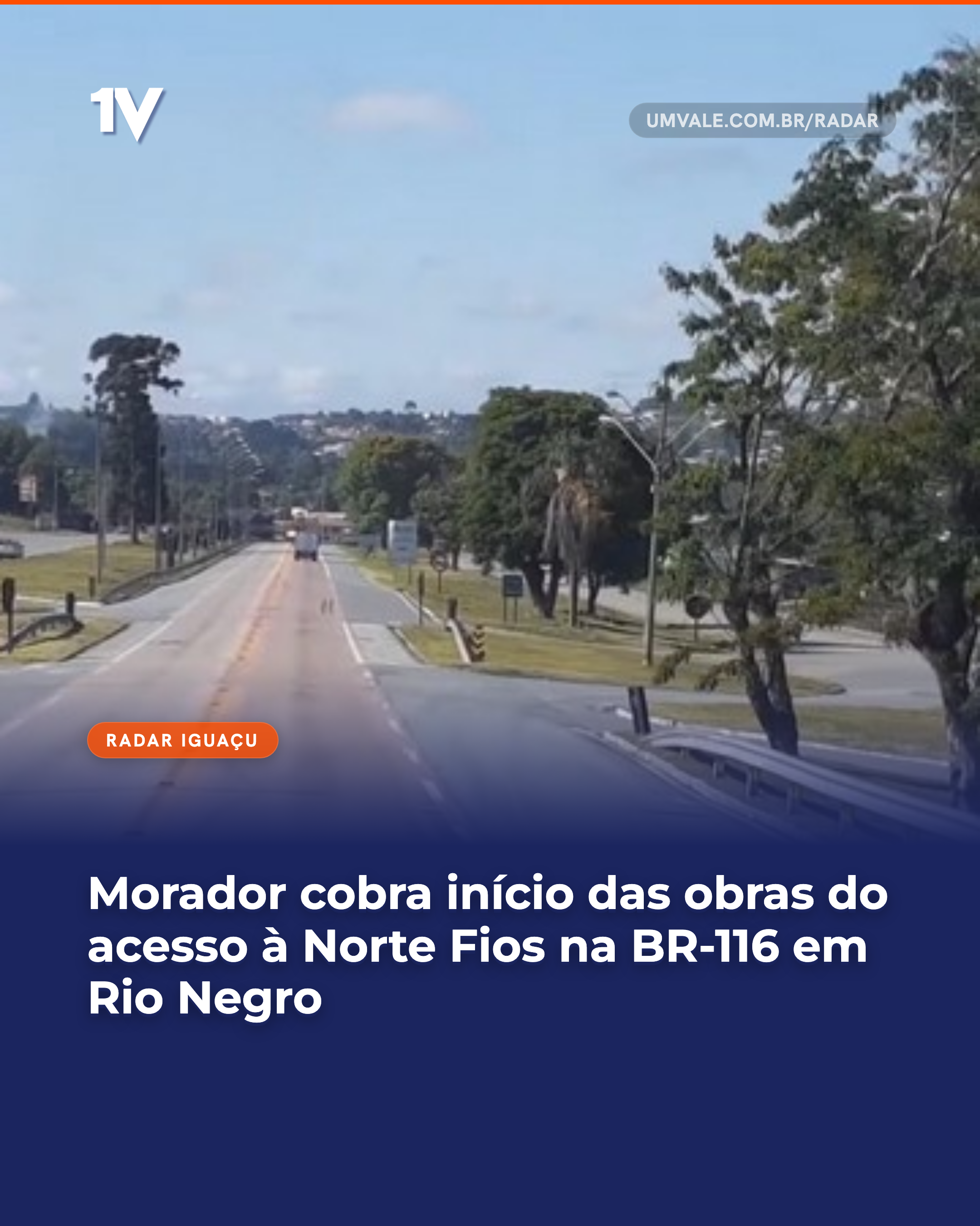 Morador cobra início das obras do acesso à Norte Fios na BR-116 em Rio Negro