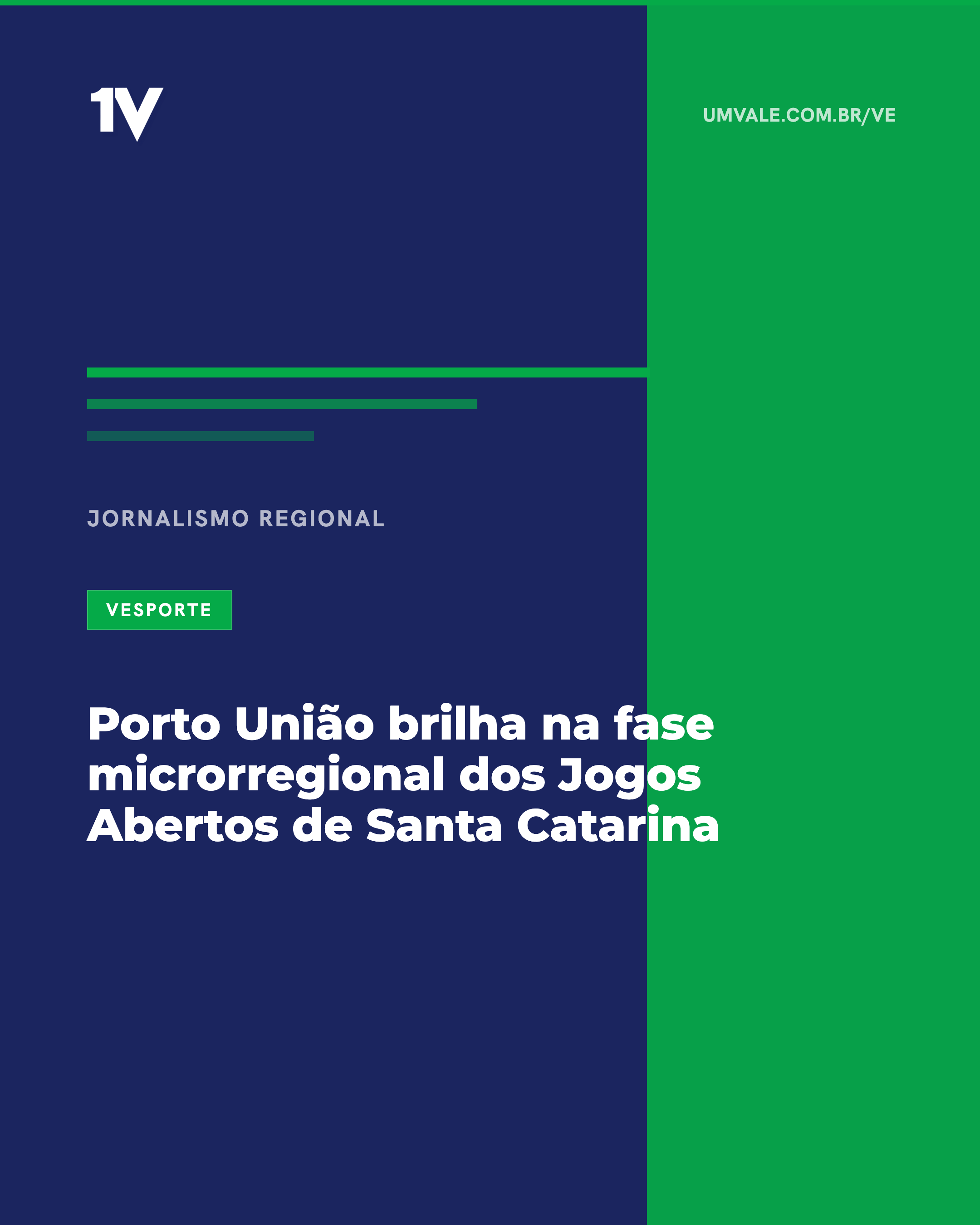 Porto União brilha na fase microrregional dos Jogos Abertos de Santa Catarina