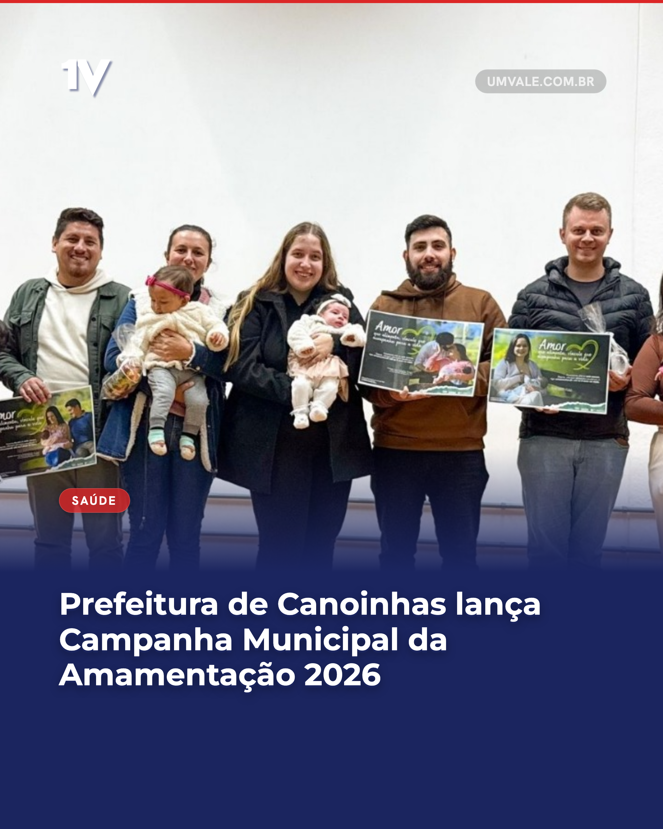 Prefeitura de Canoinhas lança Campanha Municipal da Amamentação 2026