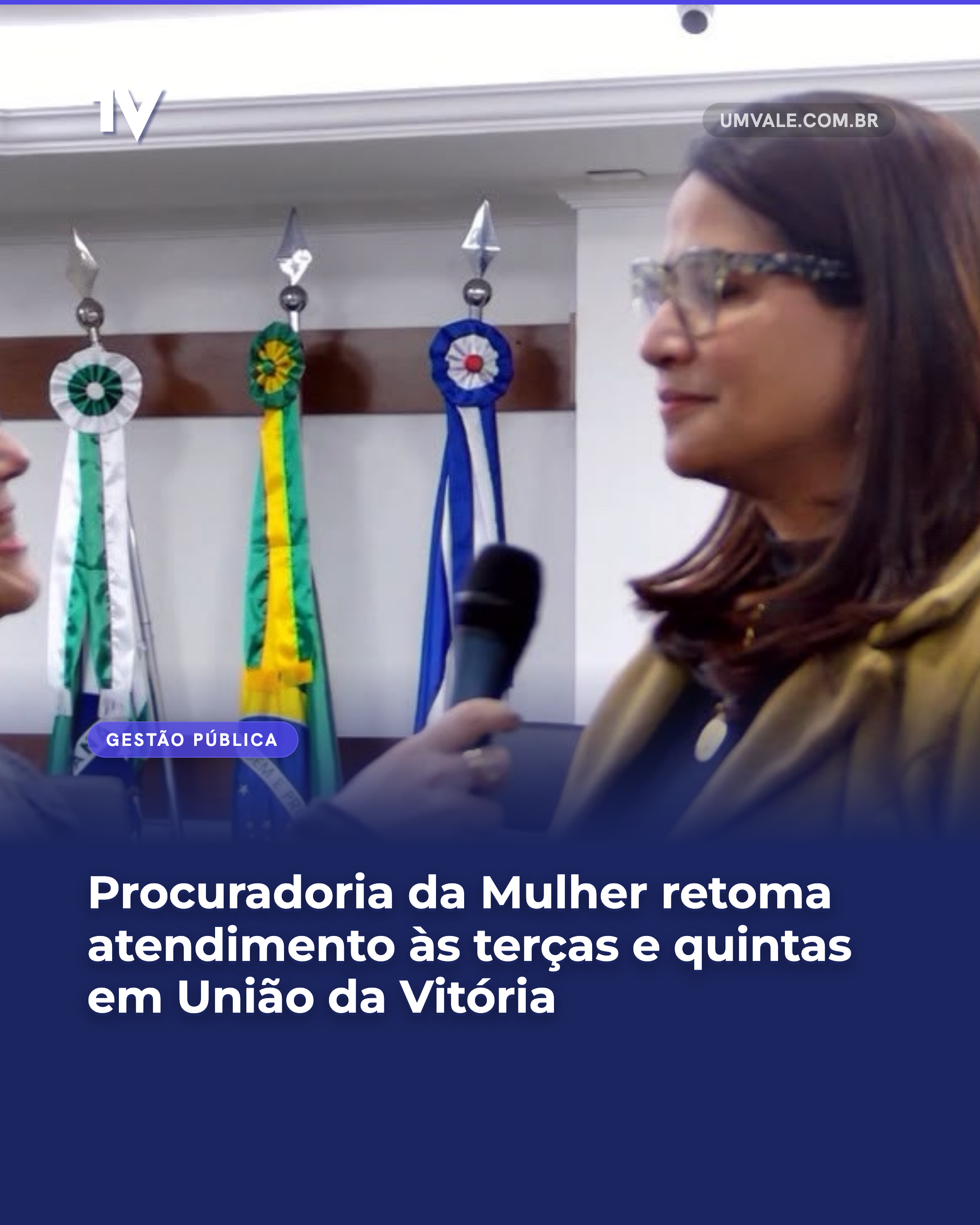 Procuradoria da Mulher retoma atendimento às terças e quintas em União da Vitória