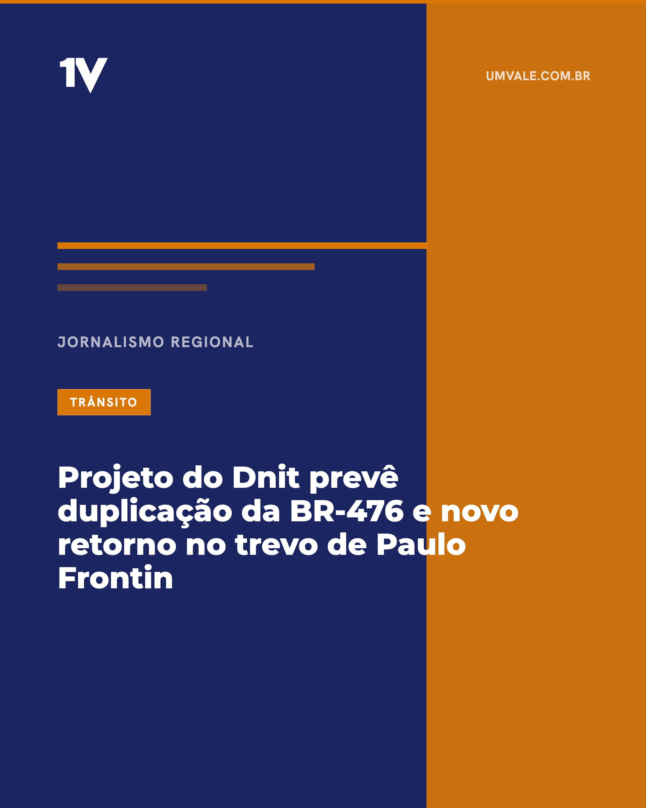 Projeto do Dnit prevê duplicação da BR-476 e novo retorno no trevo de Paulo Frontin