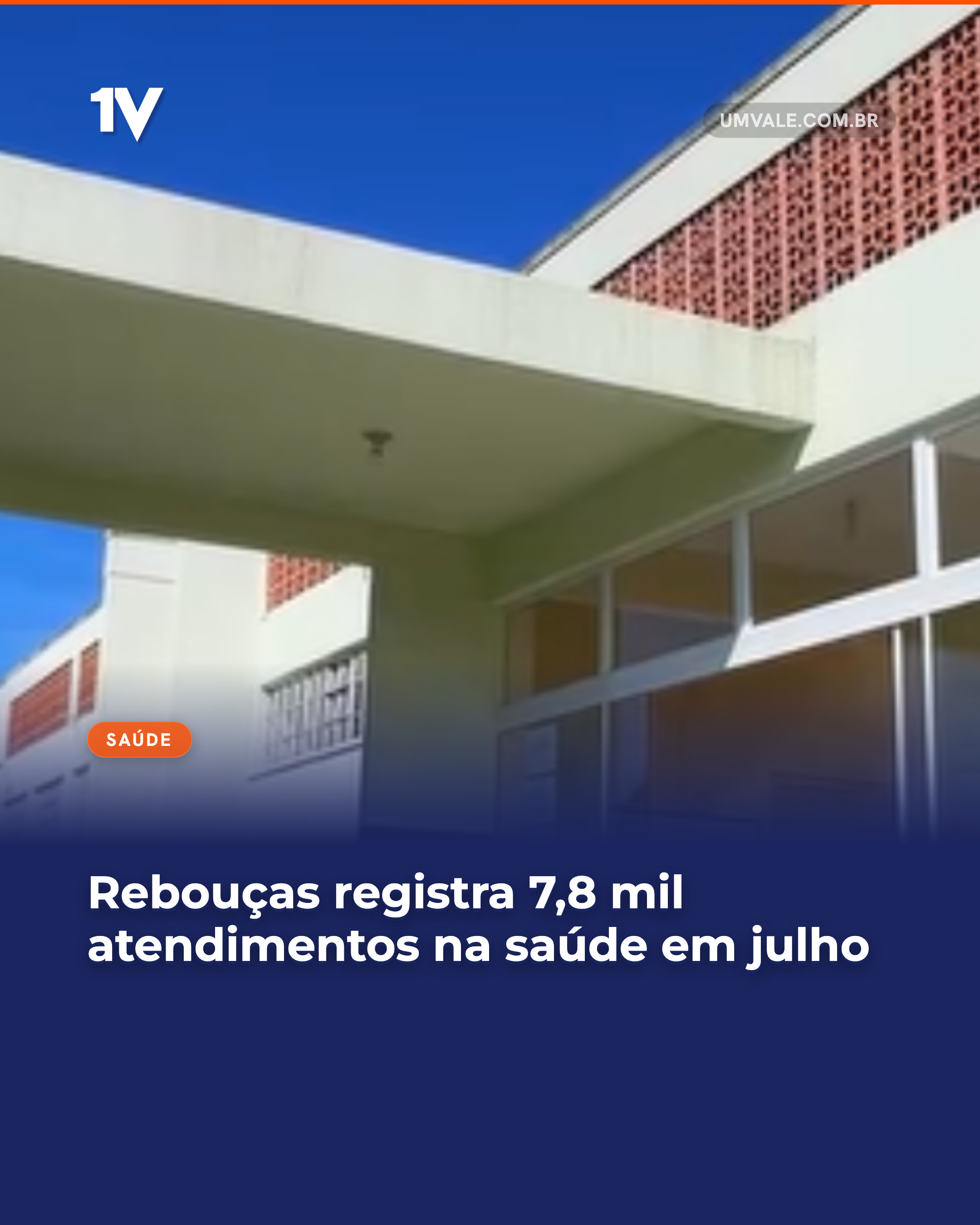 Rebouças registra 7,8 mil atendimentos na saúde em julho