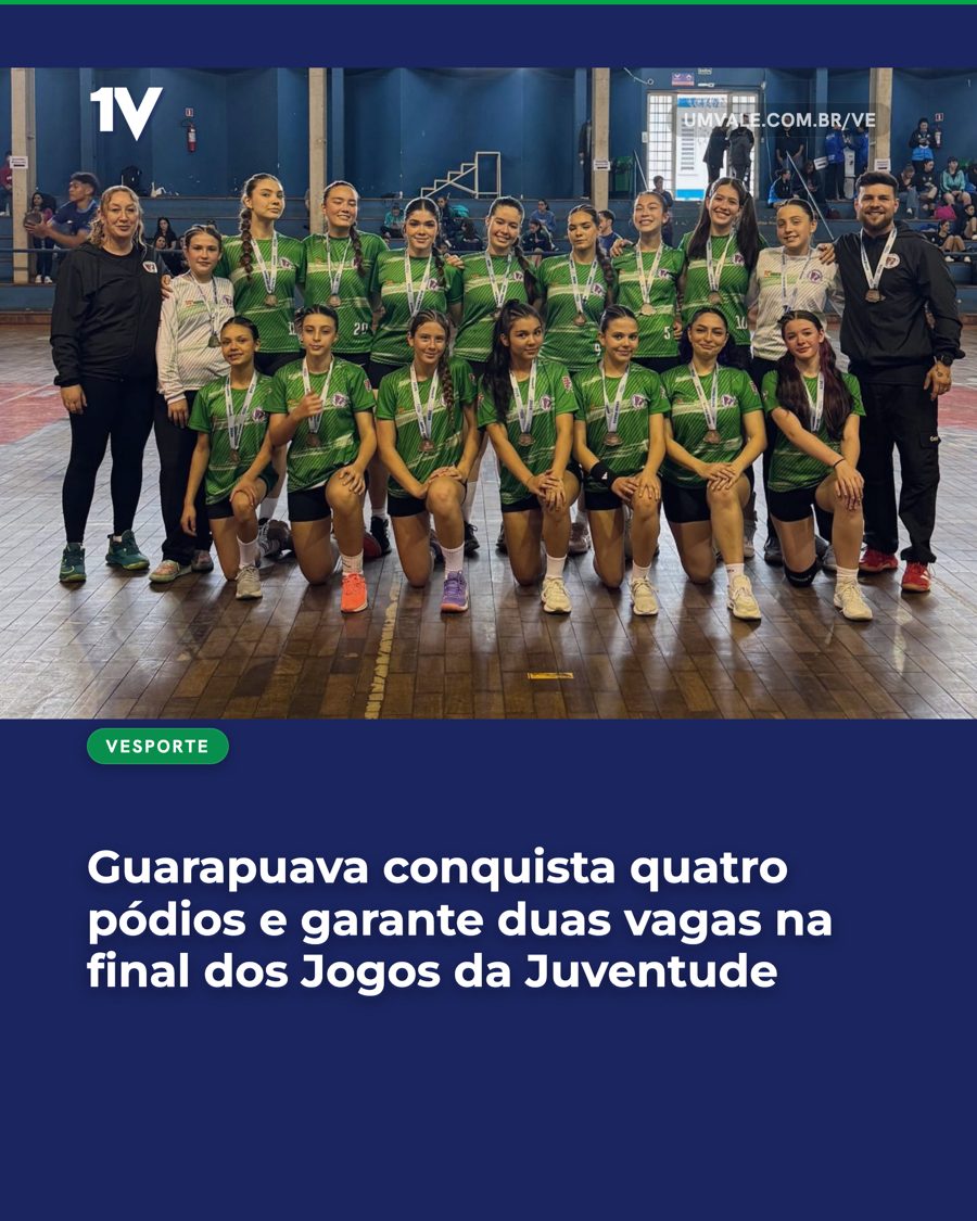 Guarapuava conquista quatro pódios e garante duas vagas na final dos Jogos da Juventude
