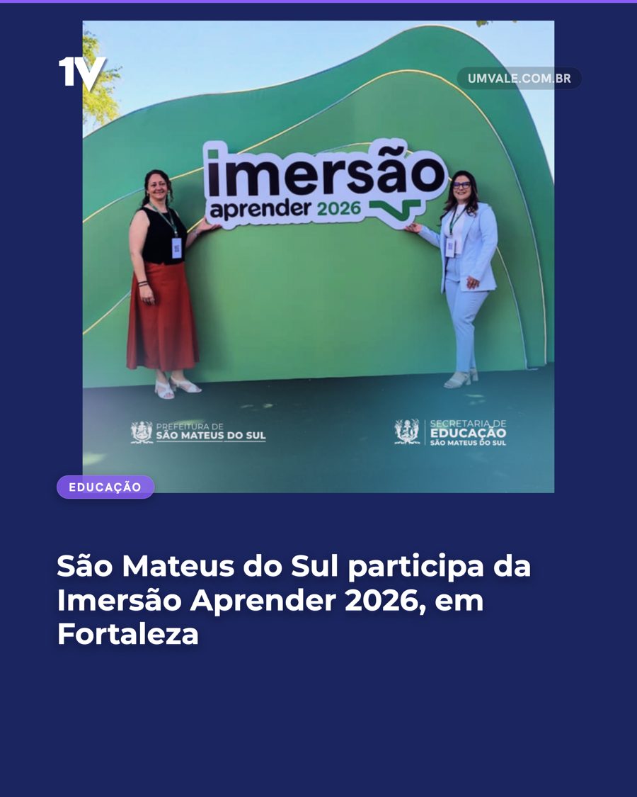 São Mateus do Sul participa da Imersão Aprender 2026, em Fortaleza