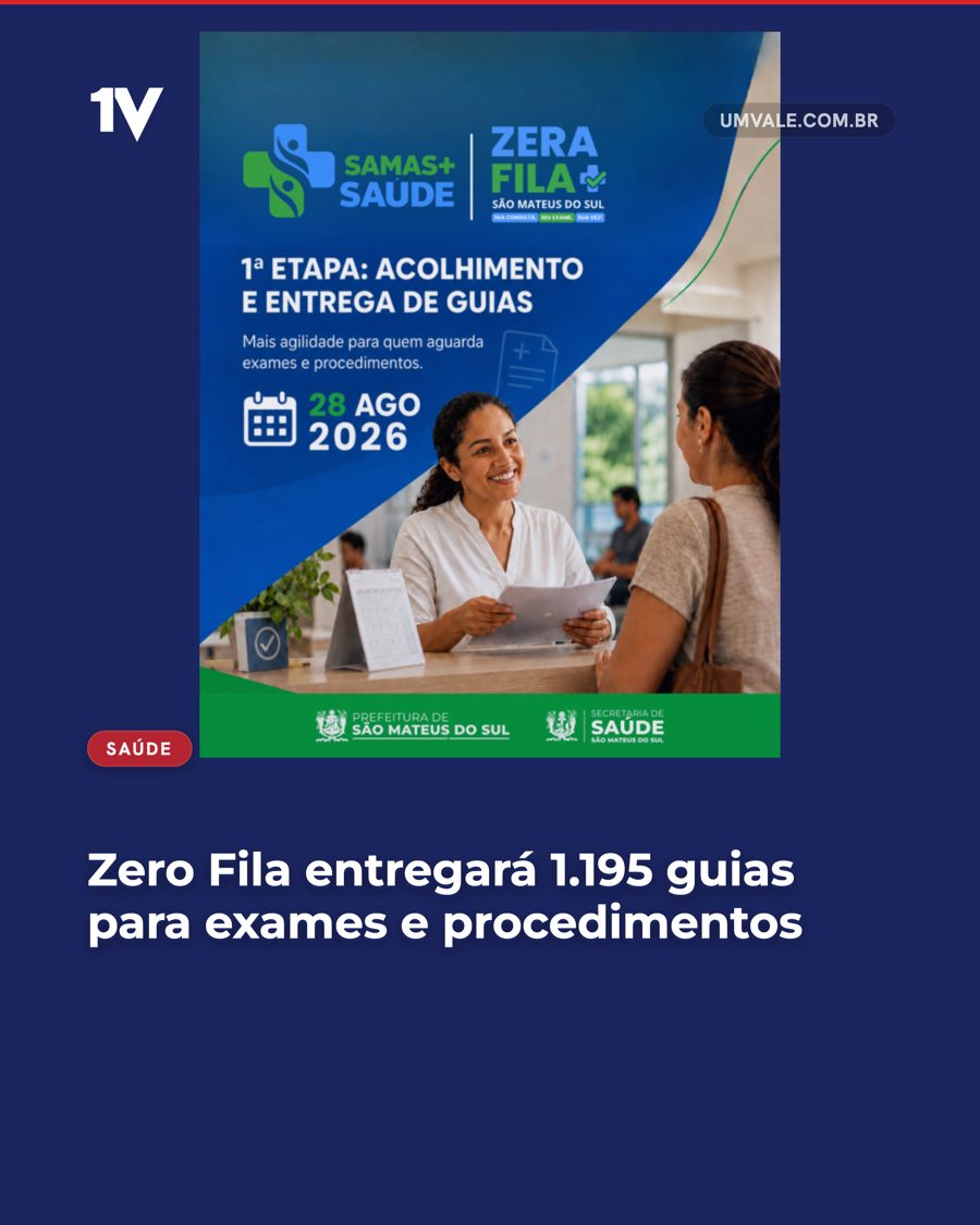 Zero Fila entregará 1.195 guias para exames e procedimentos