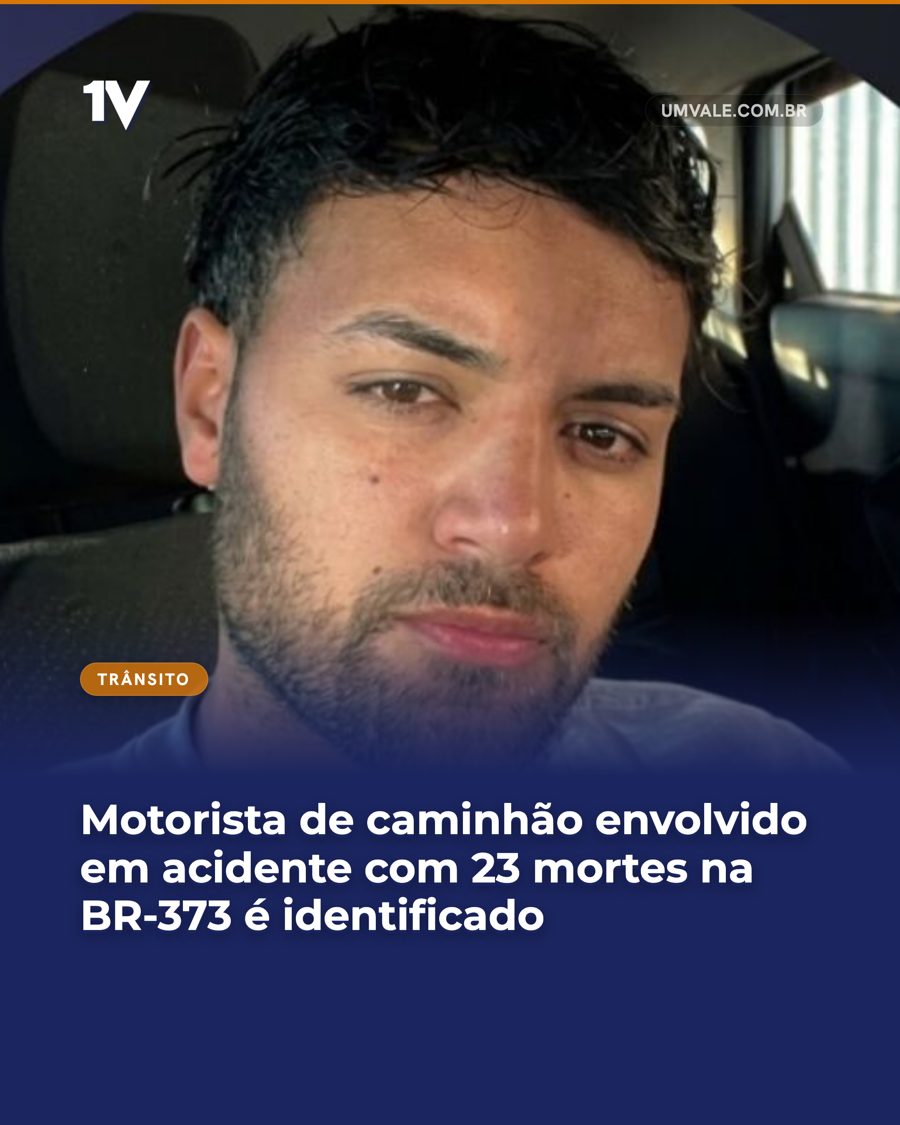 Motorista de caminhão envolvido em acidente com 23 mortes na BR-373 é identificado