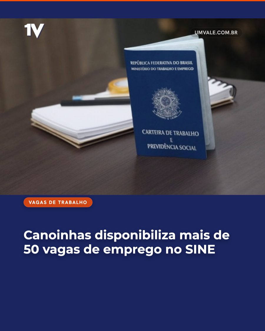 Canoinhas disponibiliza mais de 50 vagas de emprego no SINE