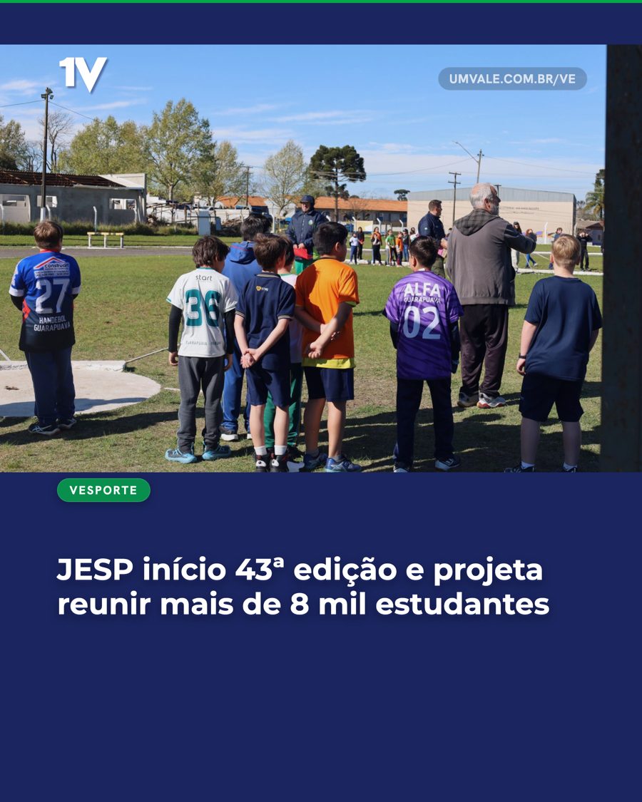JESP inicia 43ª edição e deve reunir mais de 8 mil estudantes