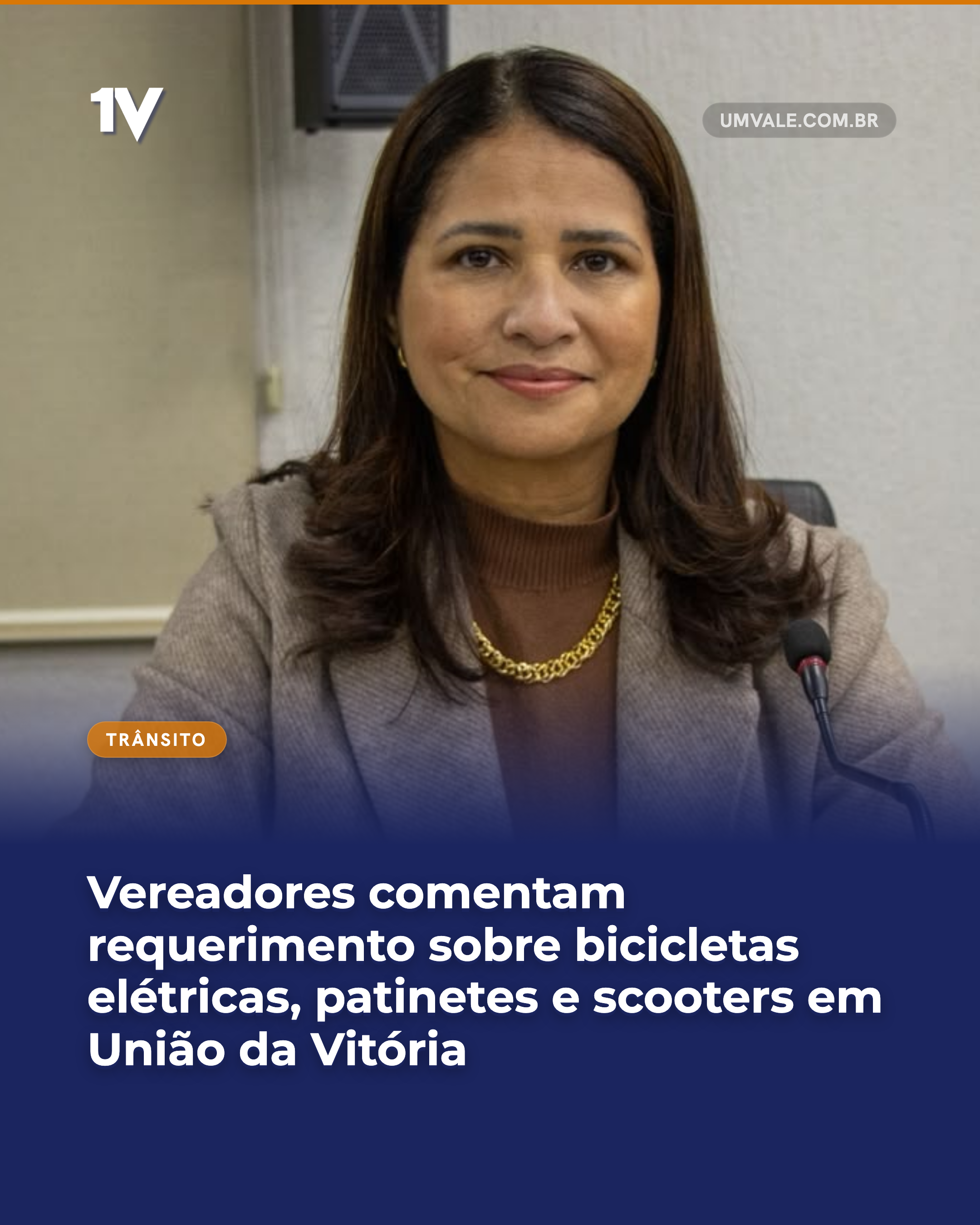 Vereadores comentam requerimento sobre bicicletas elétricas, patinetes e scooters em União da Vitória
