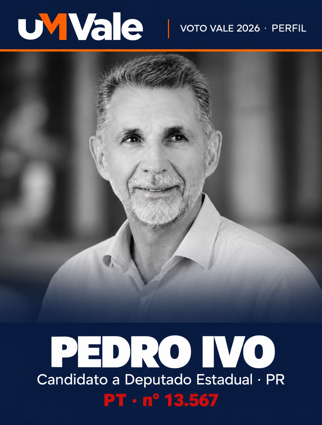 Pedro Ivo, ex-prefeito de União da Vitória, volta à política em 2026 pelo PT
