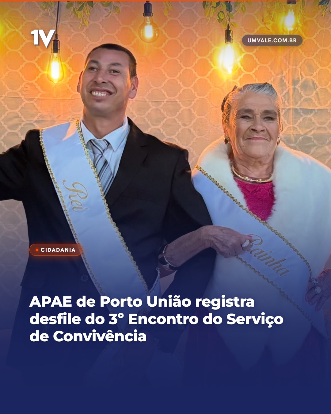 APAE de Porto União registra desfile do 3º Encontro do Serviço de Convivência