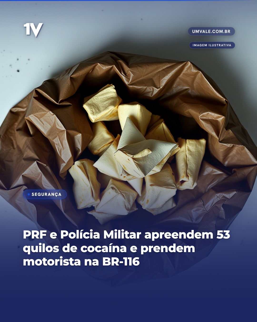 PRF e Polícia Militar apreendem 53 quilos de cocaína e prendem motorista na BR-116